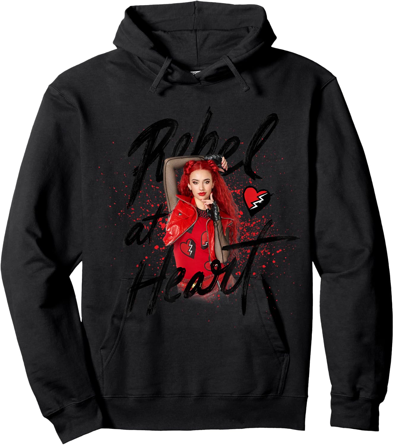 Disney Descendants 4: The Rise of Red Rebel at Heart Hoodie - Hoodie | Black