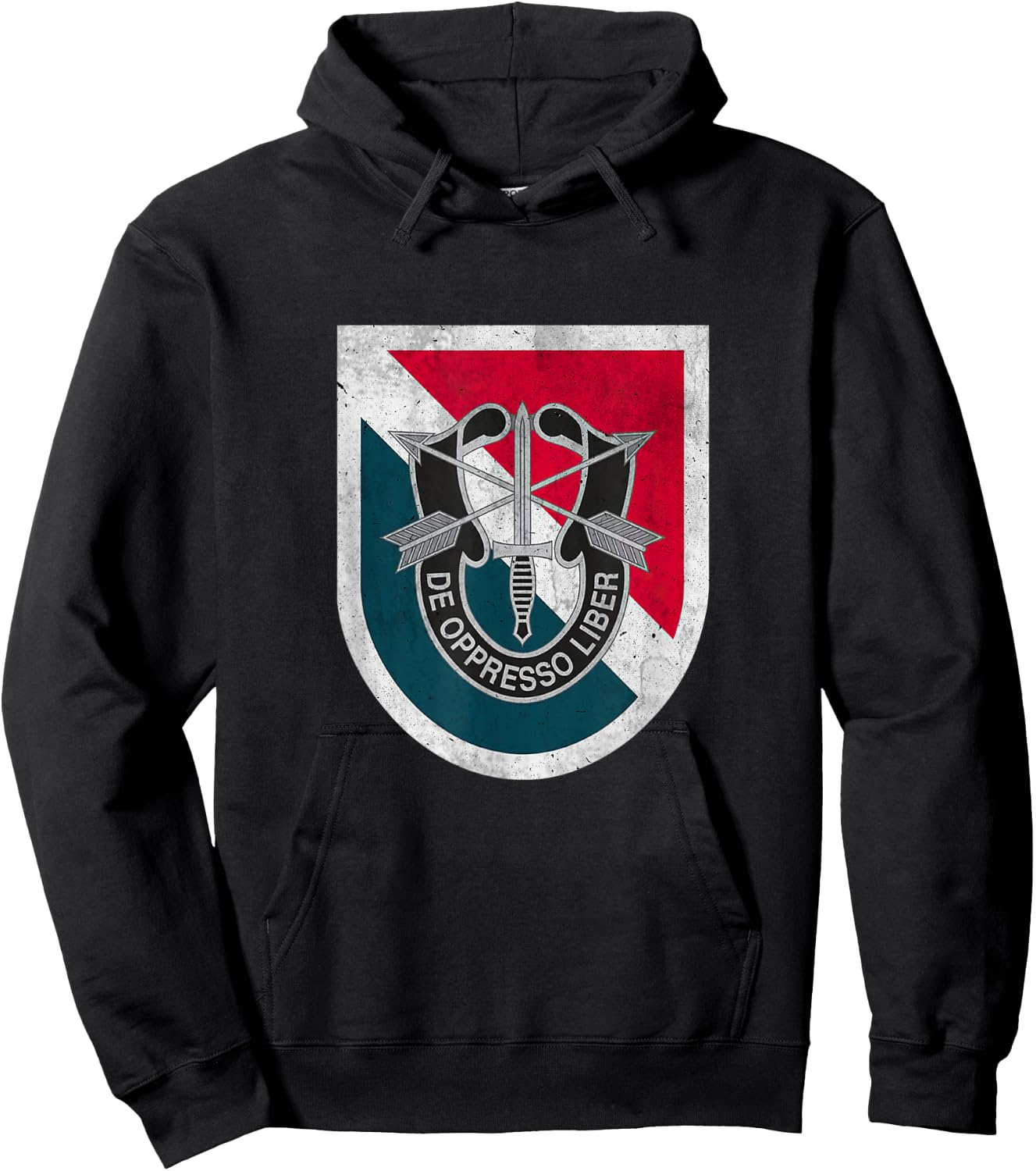 11th Special Forces Group SFG Airborne Military Veteran Papa Hoodie - Hoodie | Black