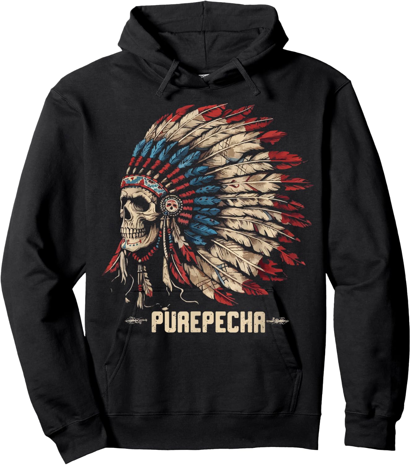 Indigenous People Mexico Native American Purepecha Tribe Hoodie - Hoodie | Black