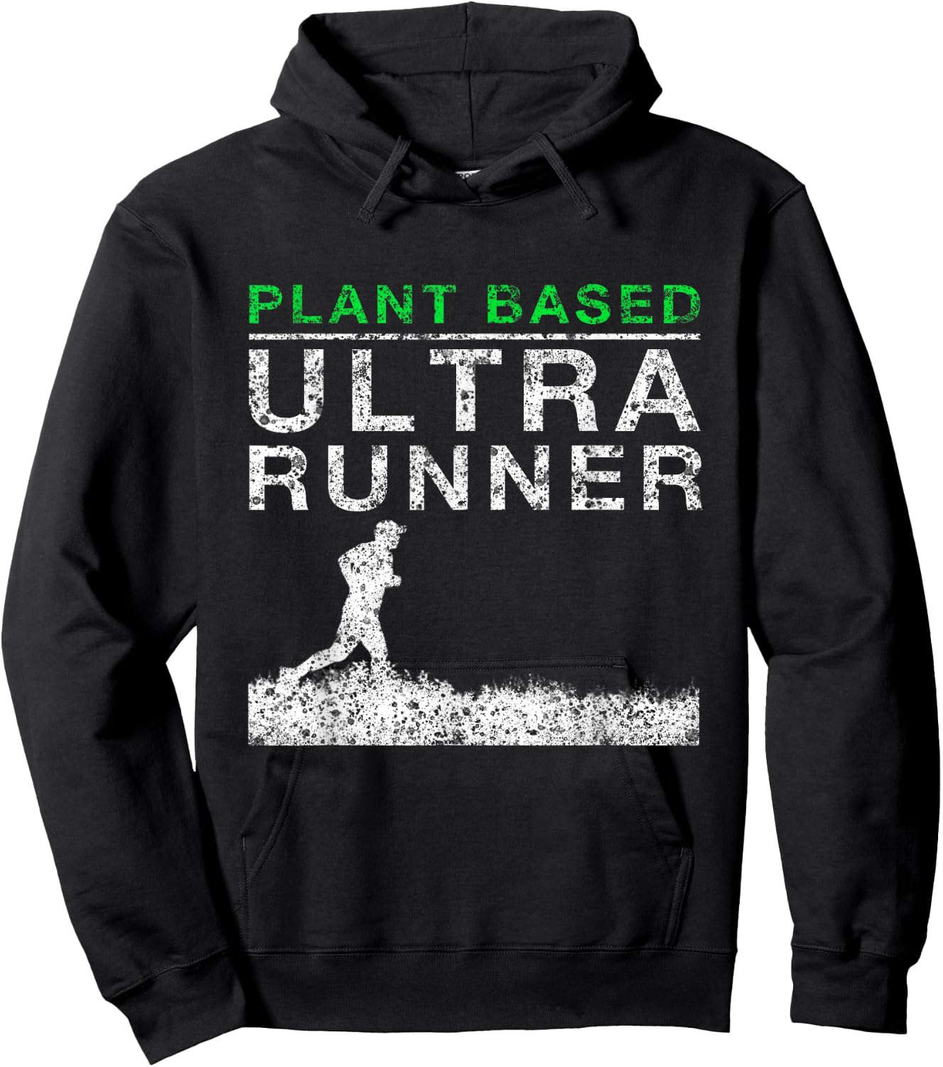 Plant Based Ultra Runner Hoodie - Hoodie | Black