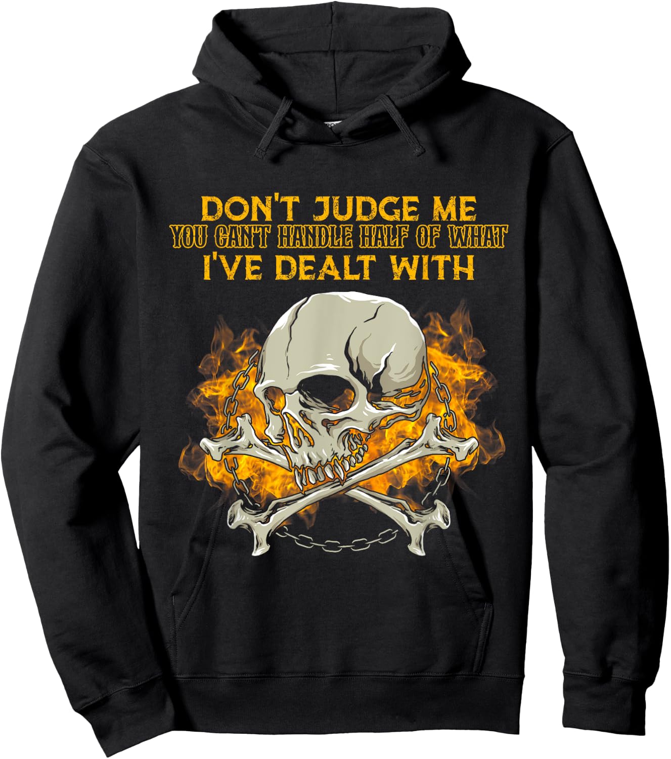 Don't Judge Me You Can't Handle Half Of What I've Dealt With Hoodie - Hoodie | Black
