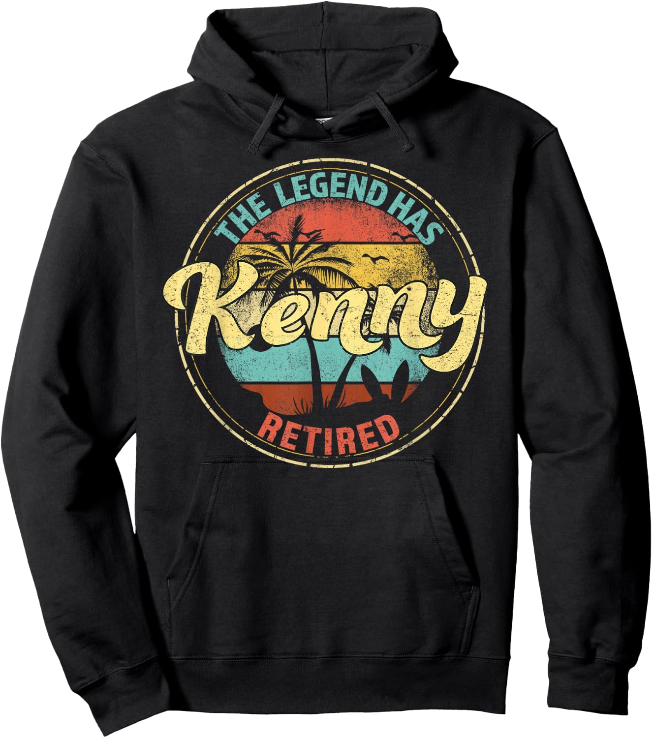 Kenny Legend Has Retired Personalized Retirement Hoodie - Hoodie | Black