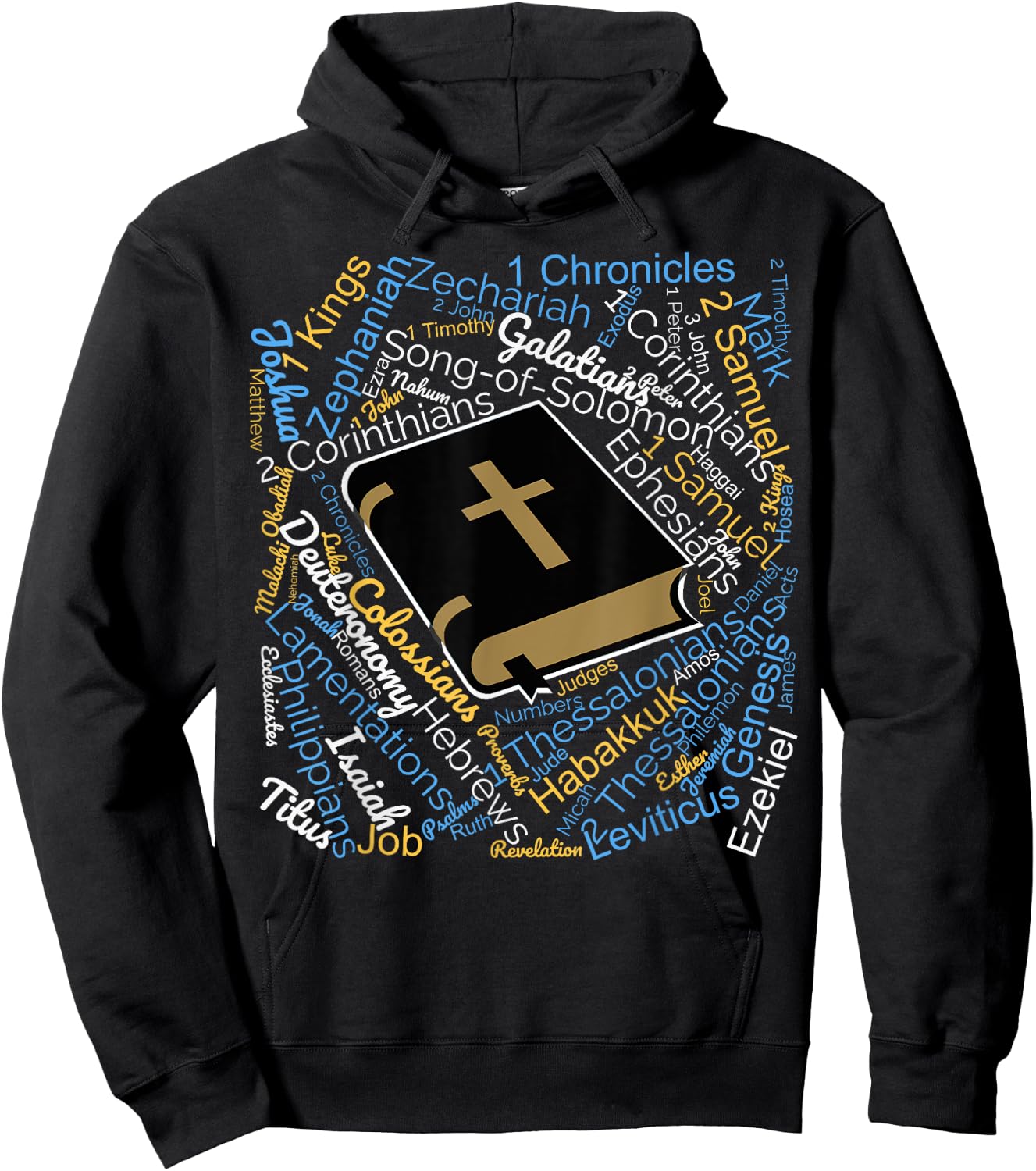 The 66 Books of the Bible Hoodie - Hoodie | Black