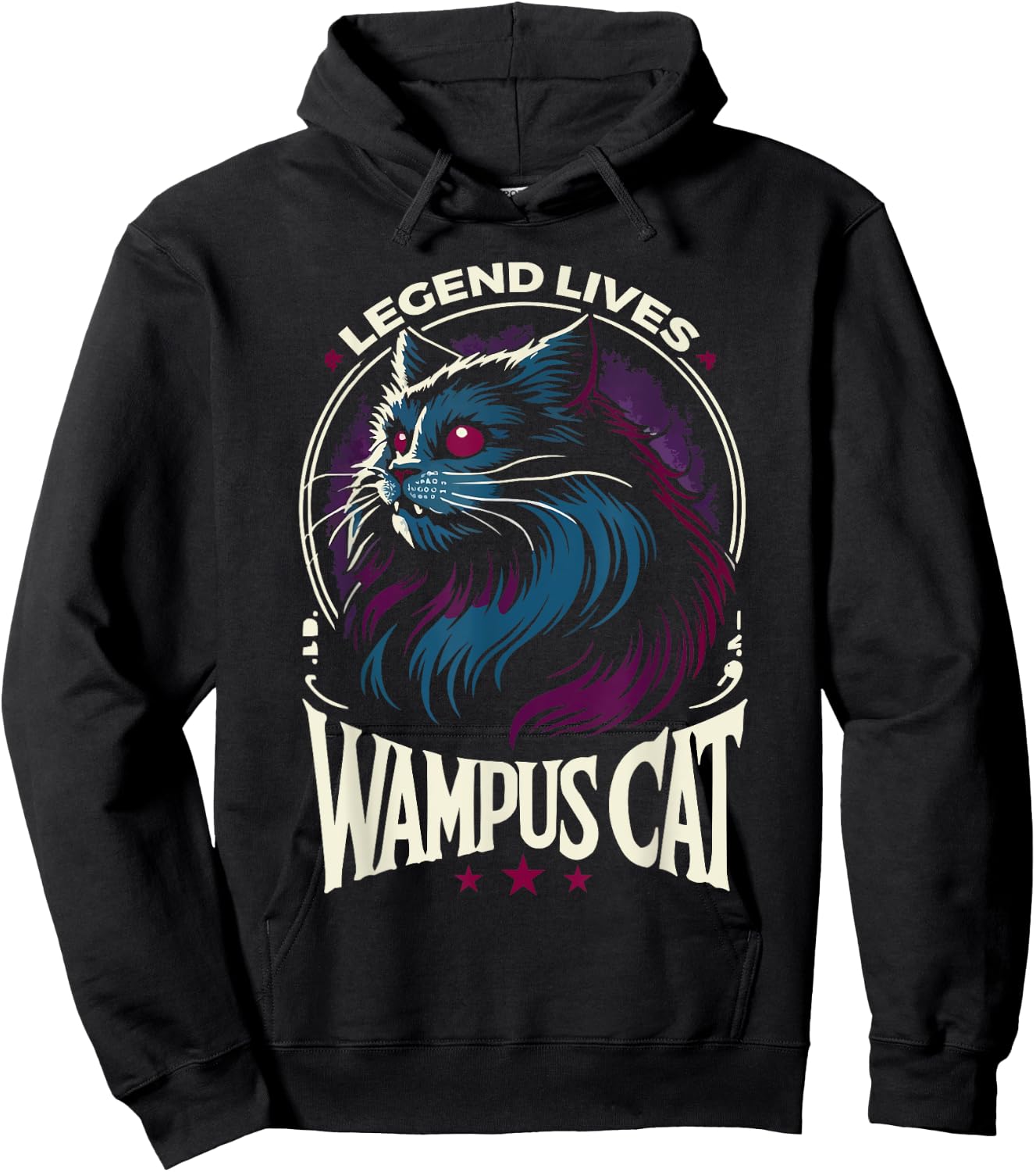 Wampus Cat American Folklore Cryptozoology Cryptid Women Hoodie - Hoodie | Black