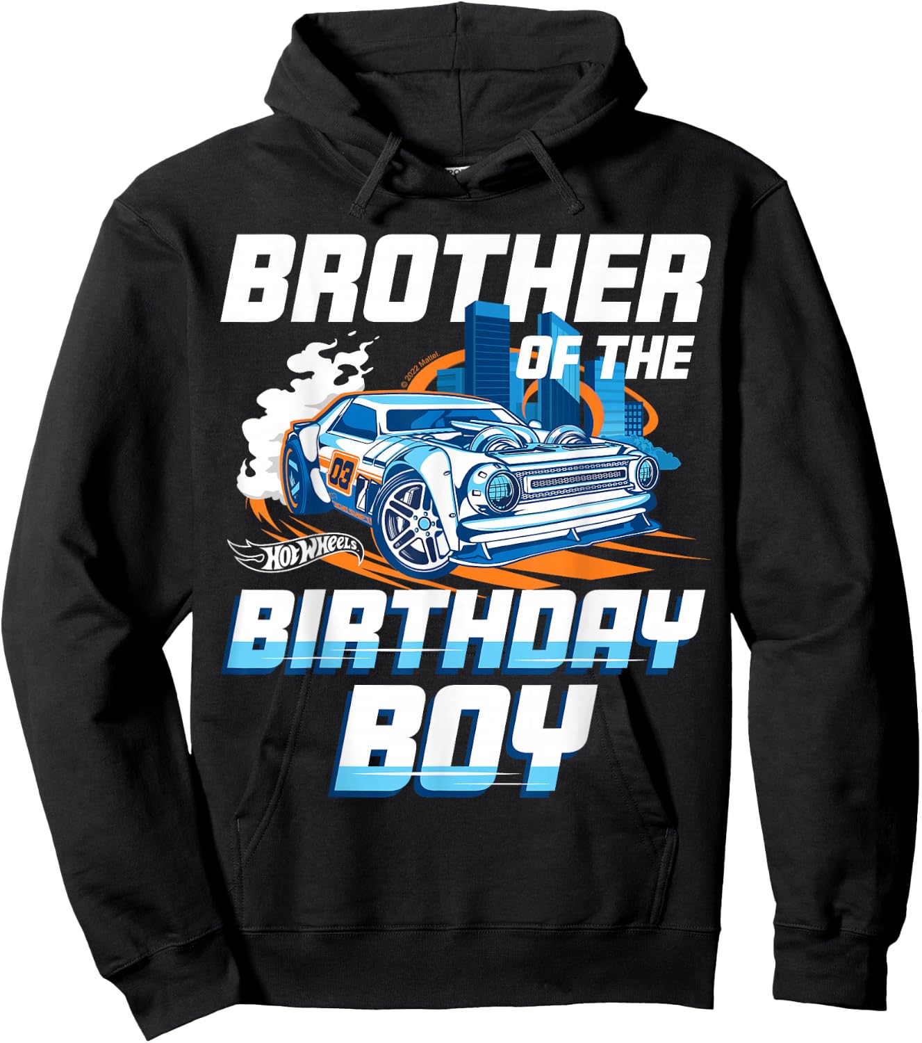 Hot Wheels Brother of the Birthday Boy Hoodie - Hoodie | Black