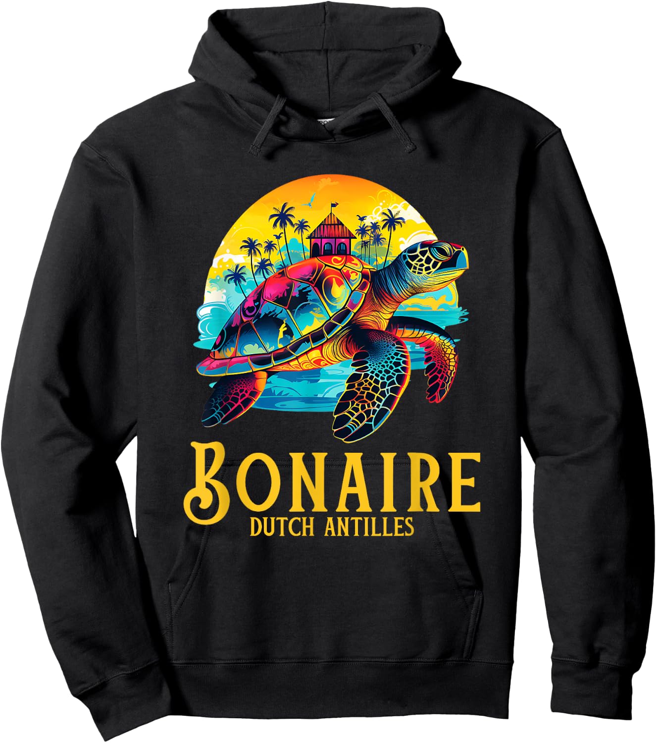 Bonaire Netherlands Antilles/Bonaire Hoodie - Hoodie | Black