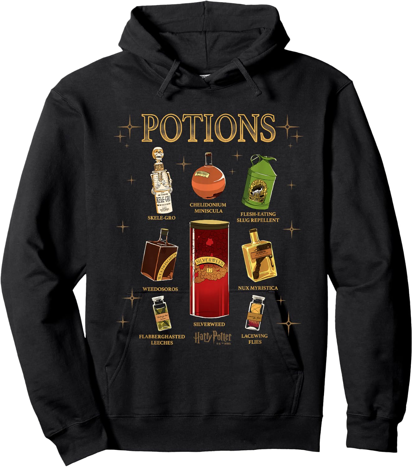 Harry Potter and The Chamber of Secrets Potions Textbook Hoodie - Hoodie | Black