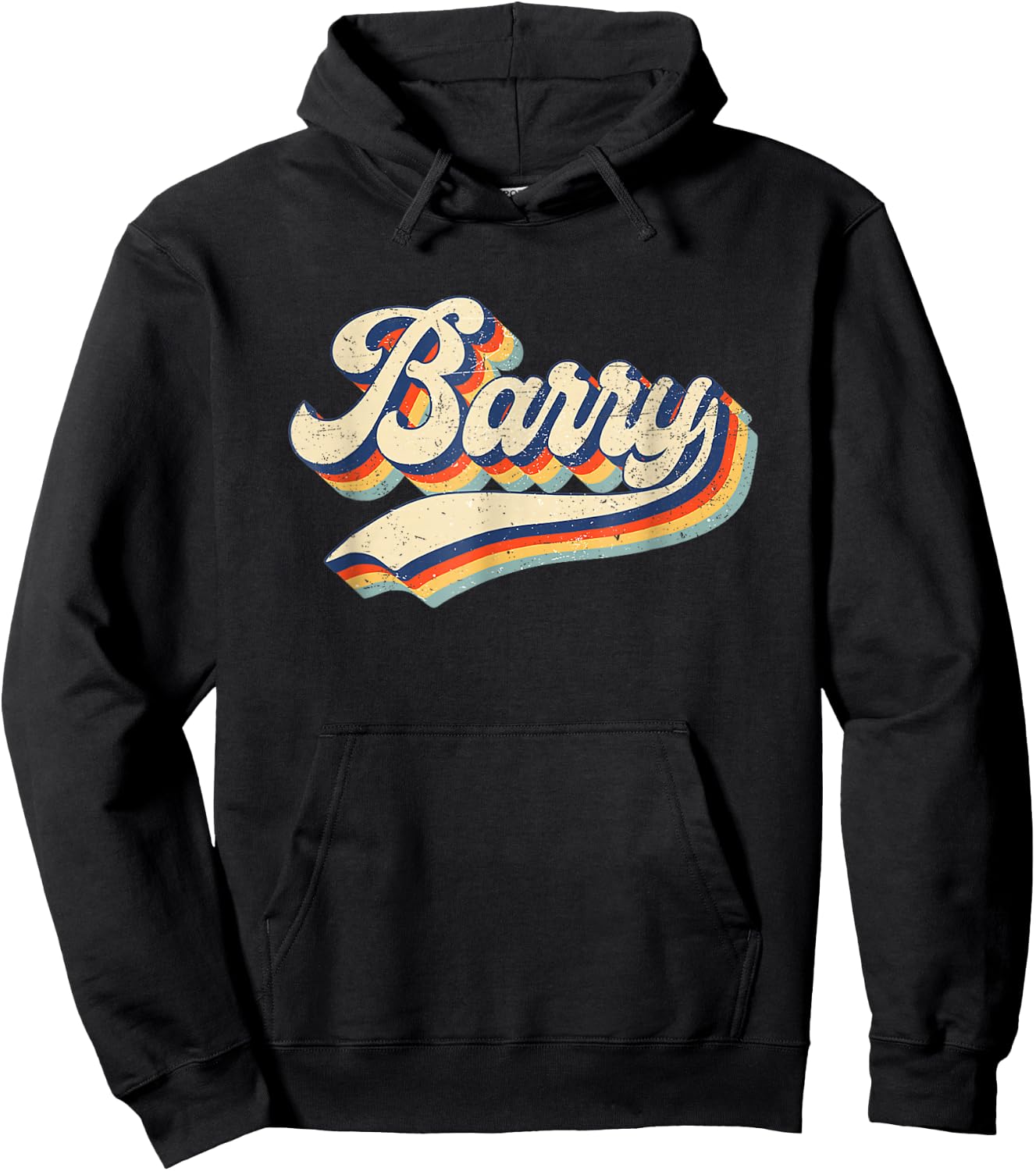 Funny Retro Vintage Barry First Name Barry Hoodie - Hoodie | Black
