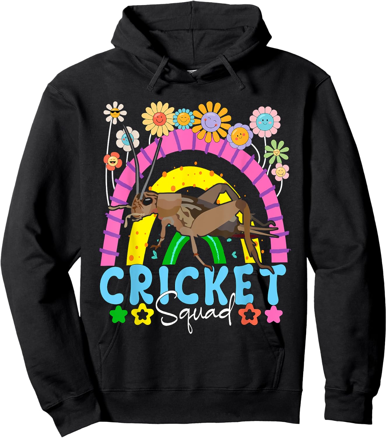 Cricket Costume Squad Matching Animal Lover Kids Toddler Hoodie - Hoodie | Black