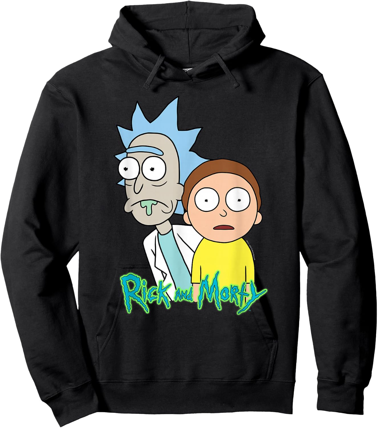 Rick & Morty Rick and Morty Stunned Hoodie - Hoodie | Black