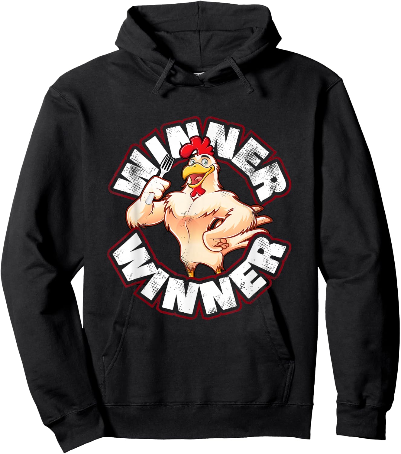 Winner Chicken Lucky Casino Gambling Blackjack Alcohol Shirt Hoodie - Hoodie | Black
