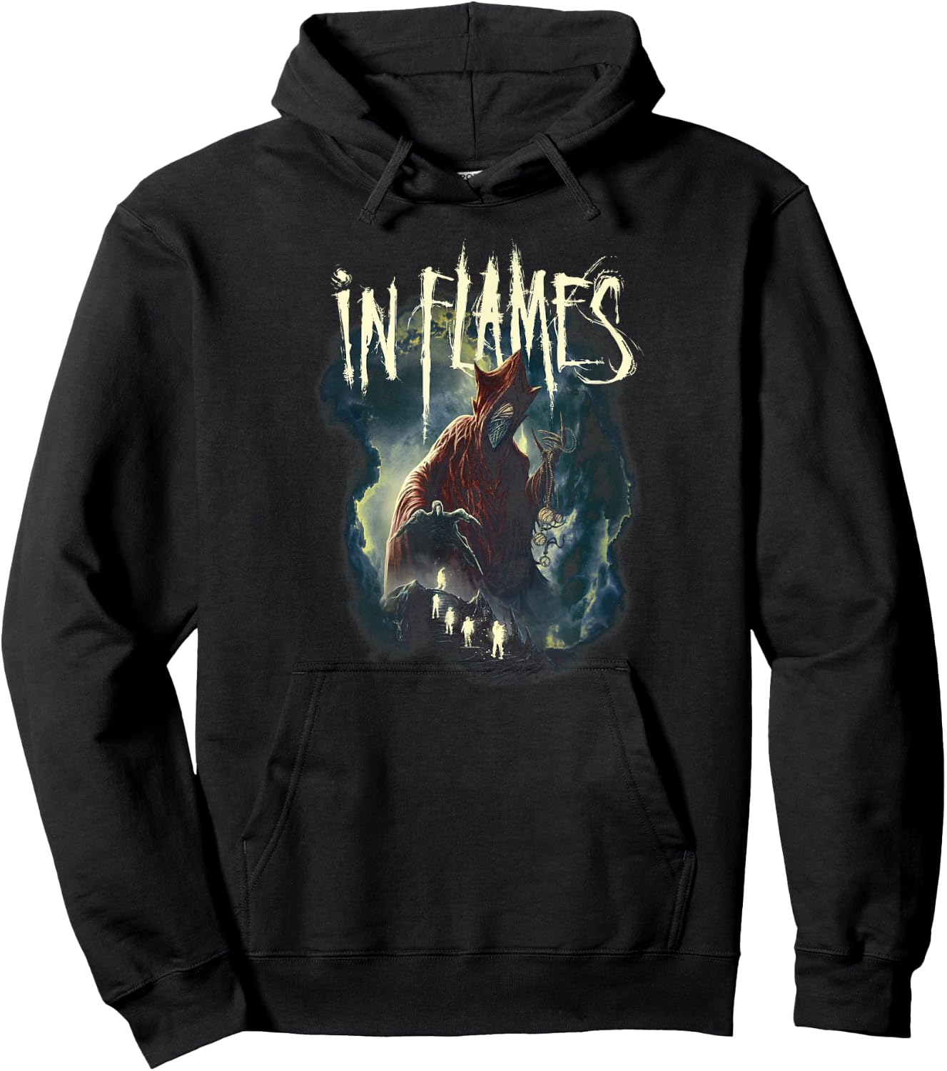 In Flames Foregone Cover , Small, Black Hoodie - Hoodie | Black