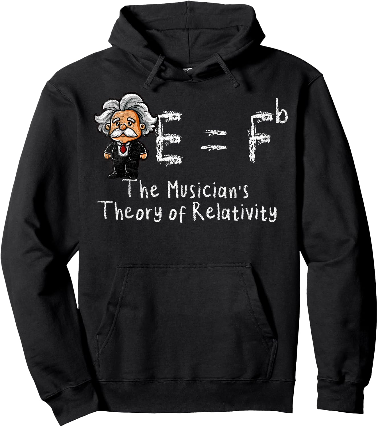 Einstein's Theory of Relativity Musicians E = Fb E = Fb E = mc2 Hoodie - Hoodie | Black