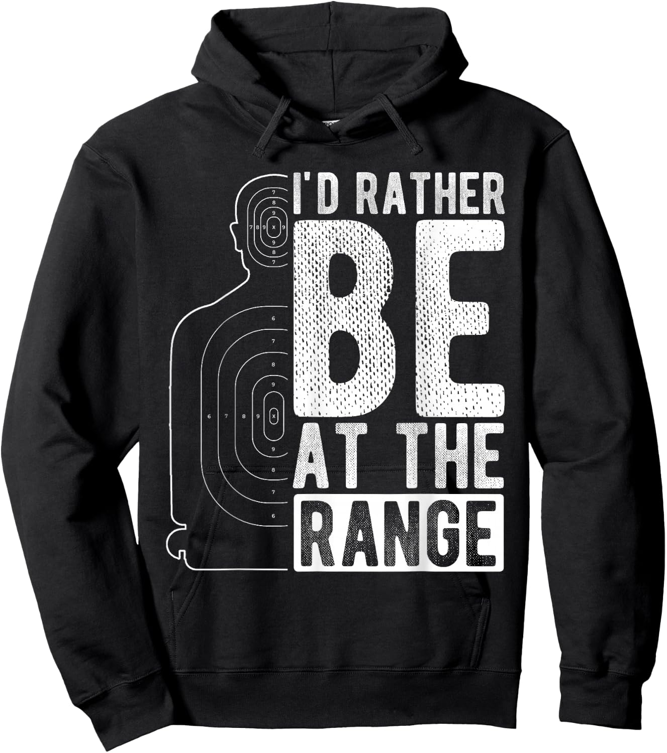 I'd Rather Be At The Range Shooting Range Enthusiast Hoodie - Hoodie | Black