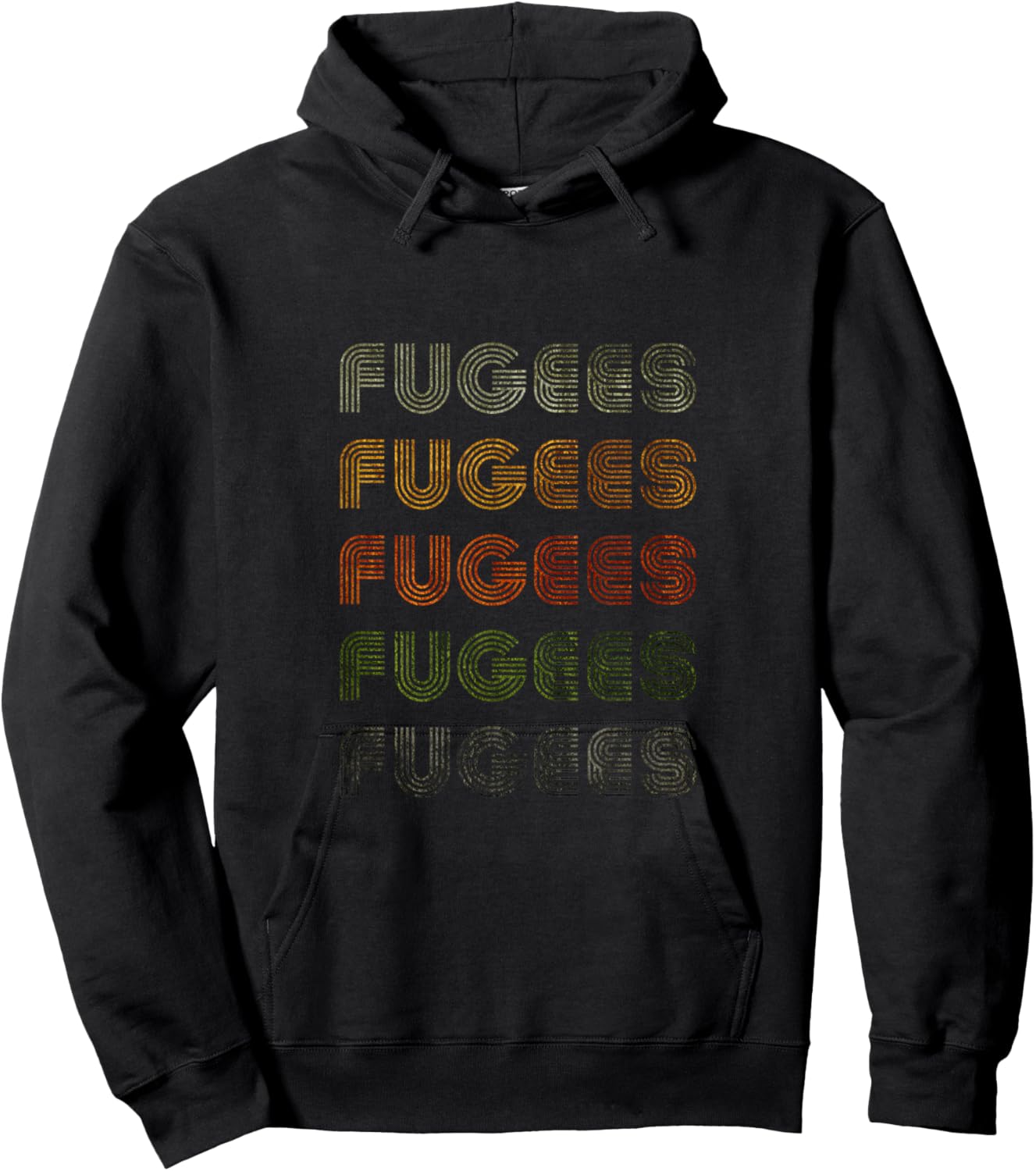 Love Heart Fugees Grunge Vintage Style Black Fugees Hoodie - Hoodie | Black