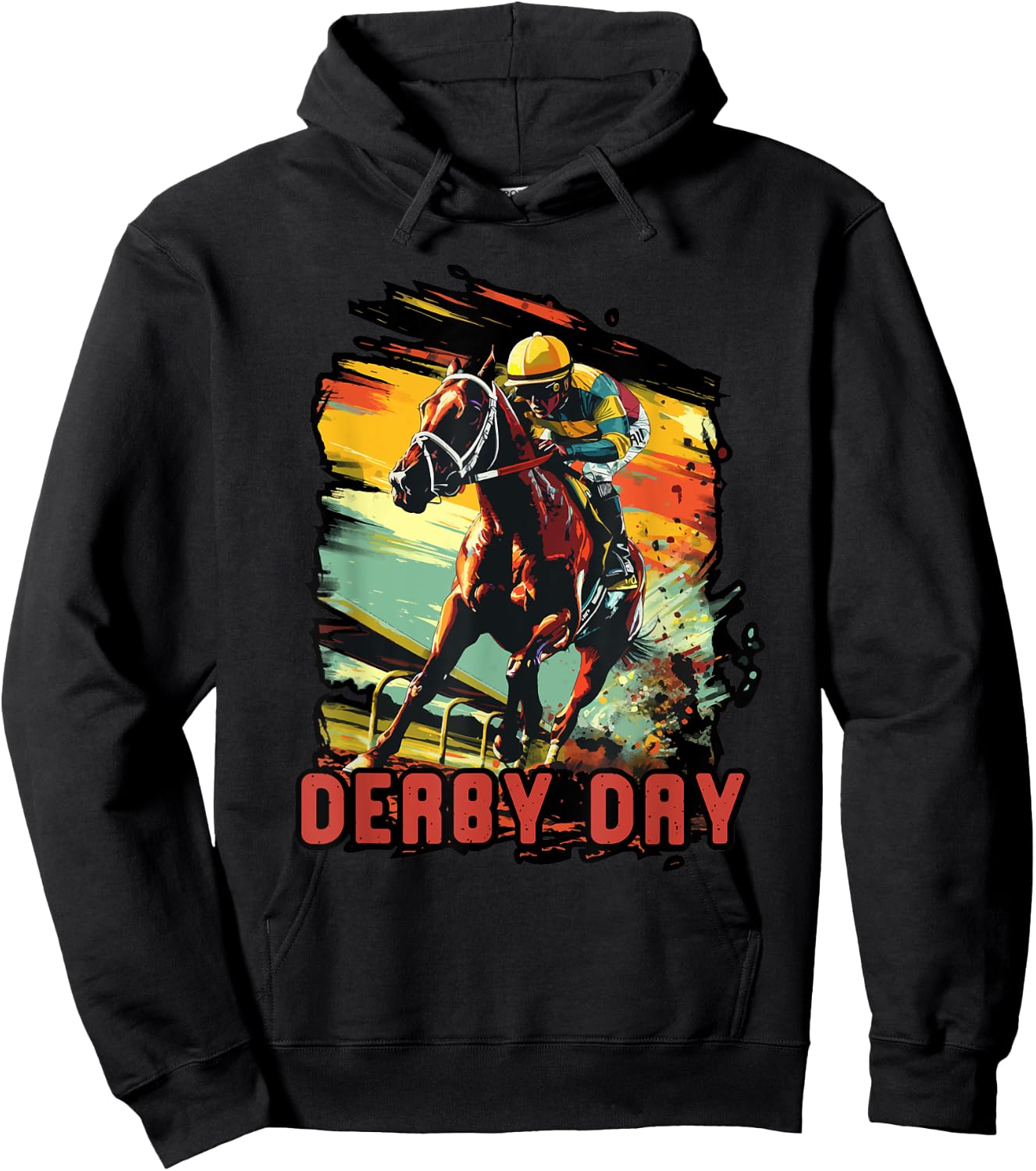 Elegant derby racing day KY Horse Racing Spectacle Hoodie - Hoodie | Black