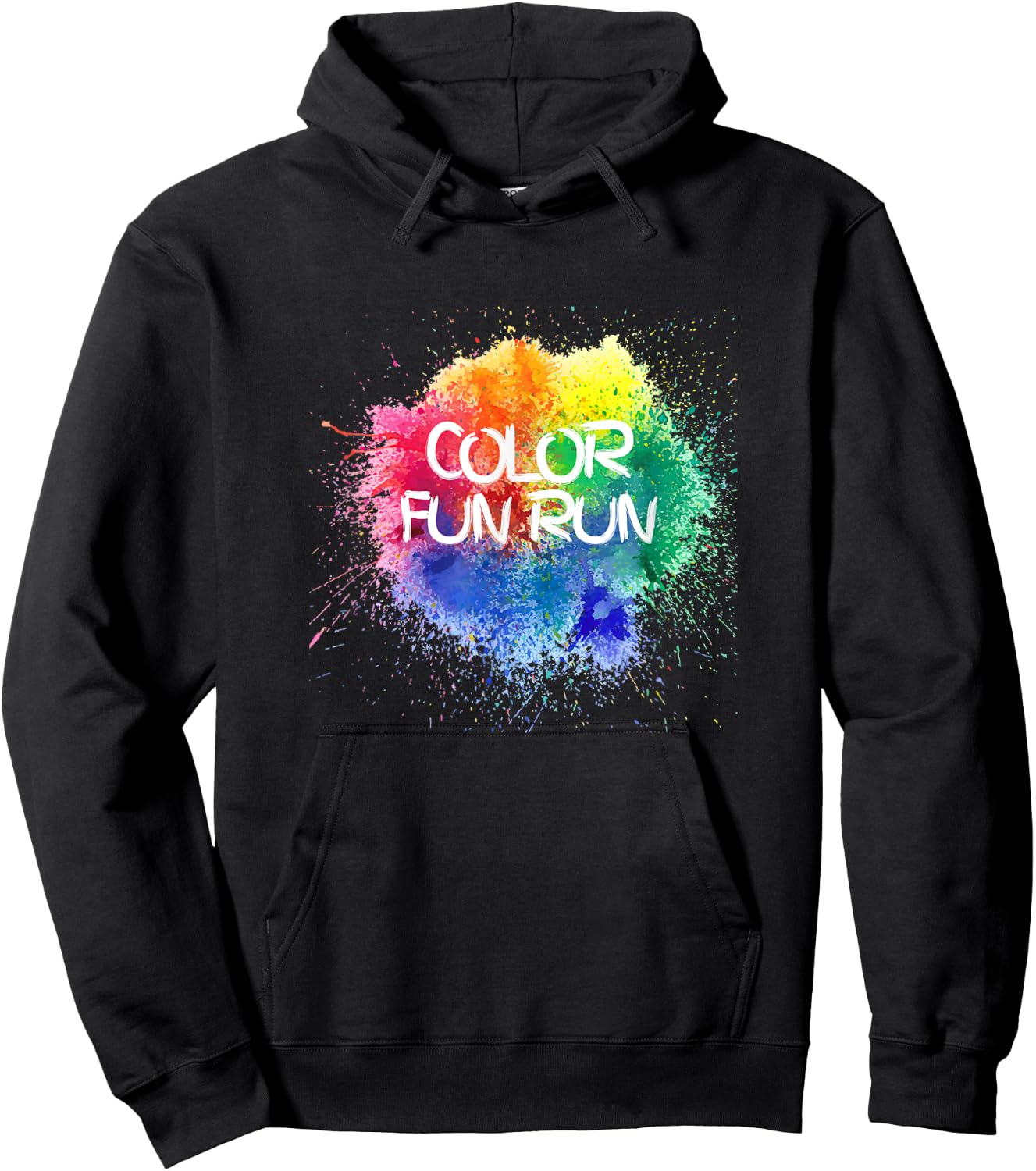 Color Fun Run Hoodie - Hoodie | Black