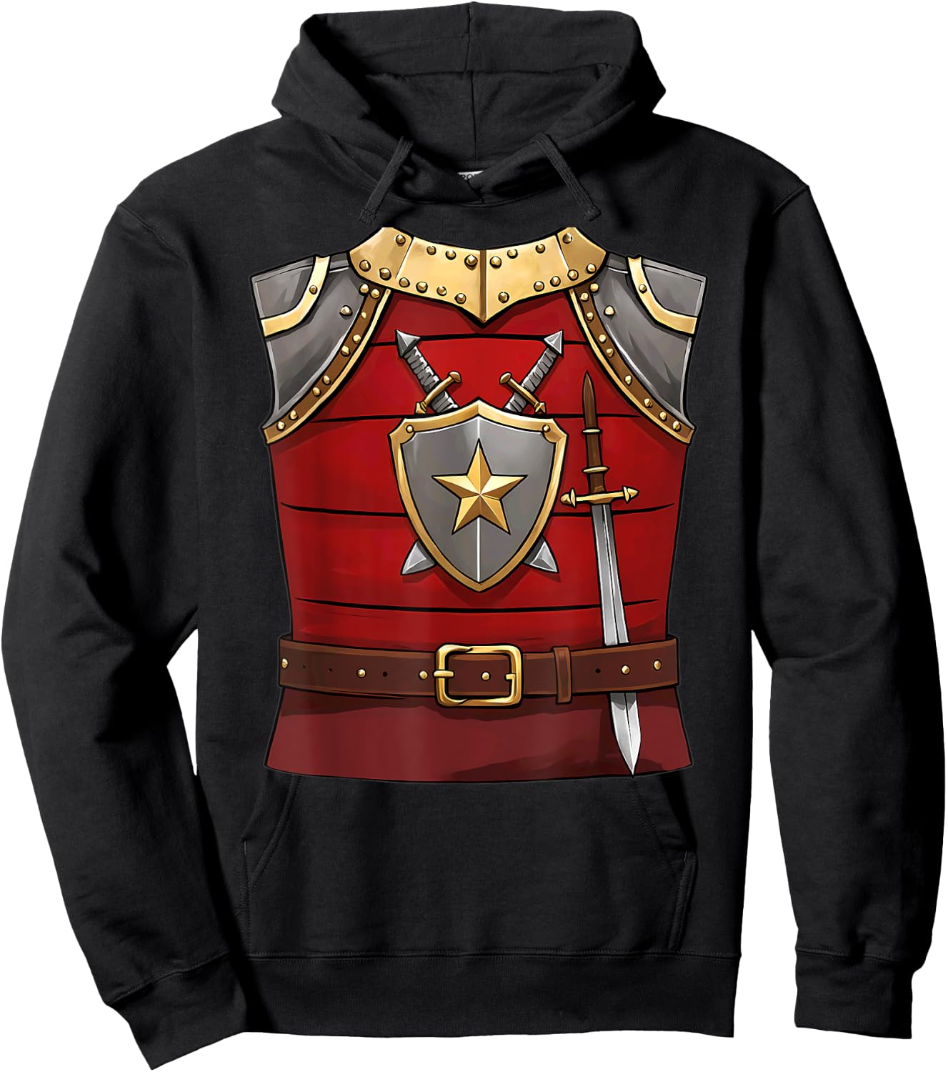 Knight Halloween Costume Hoodie - Hoodie | Black