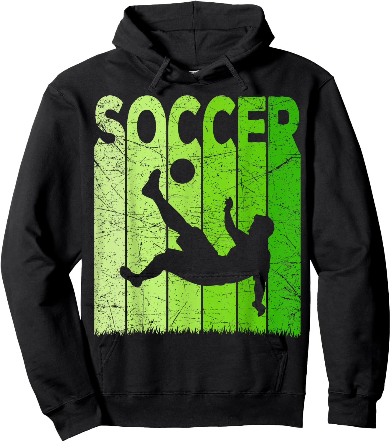 Soccer Vintage Soccer Player Retro Soccer Lover Hoodie - Hoodie | Black
