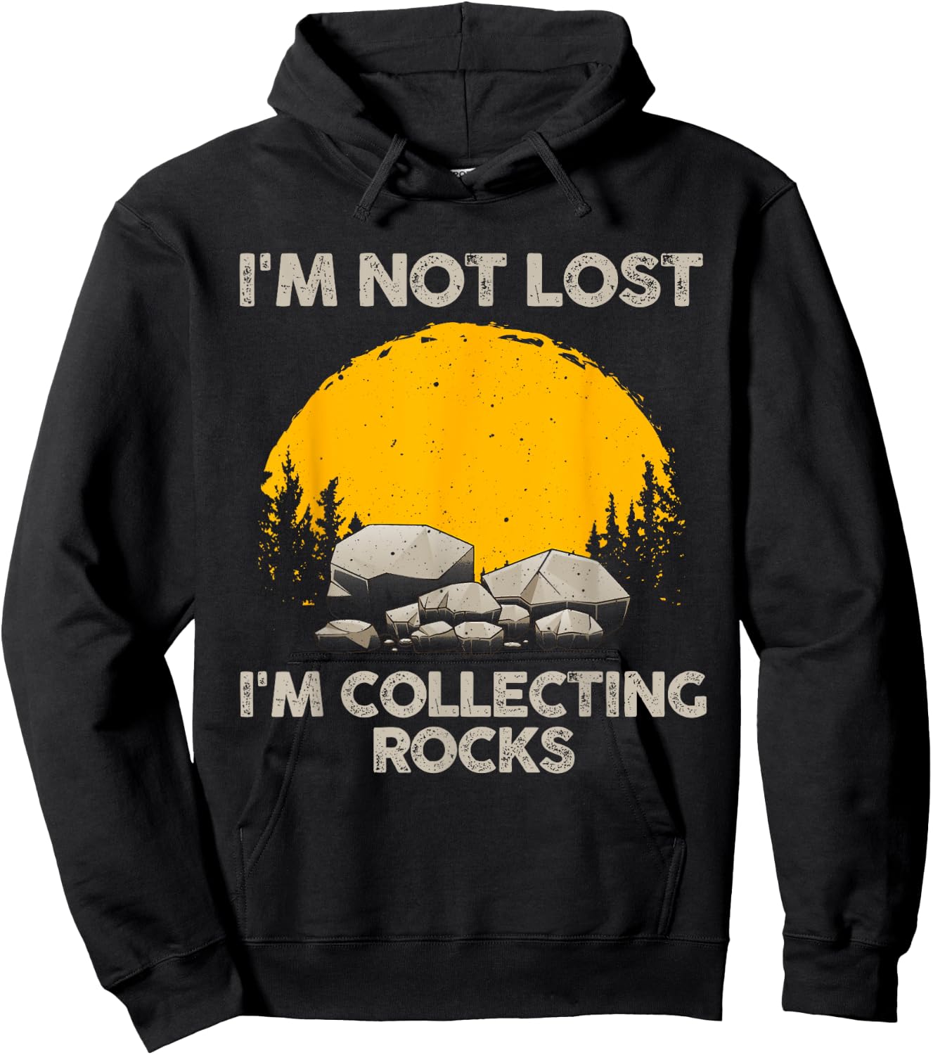 Cool Rock Collecting Women Geologist Rock Hounds Hoodie - Hoodie | Black