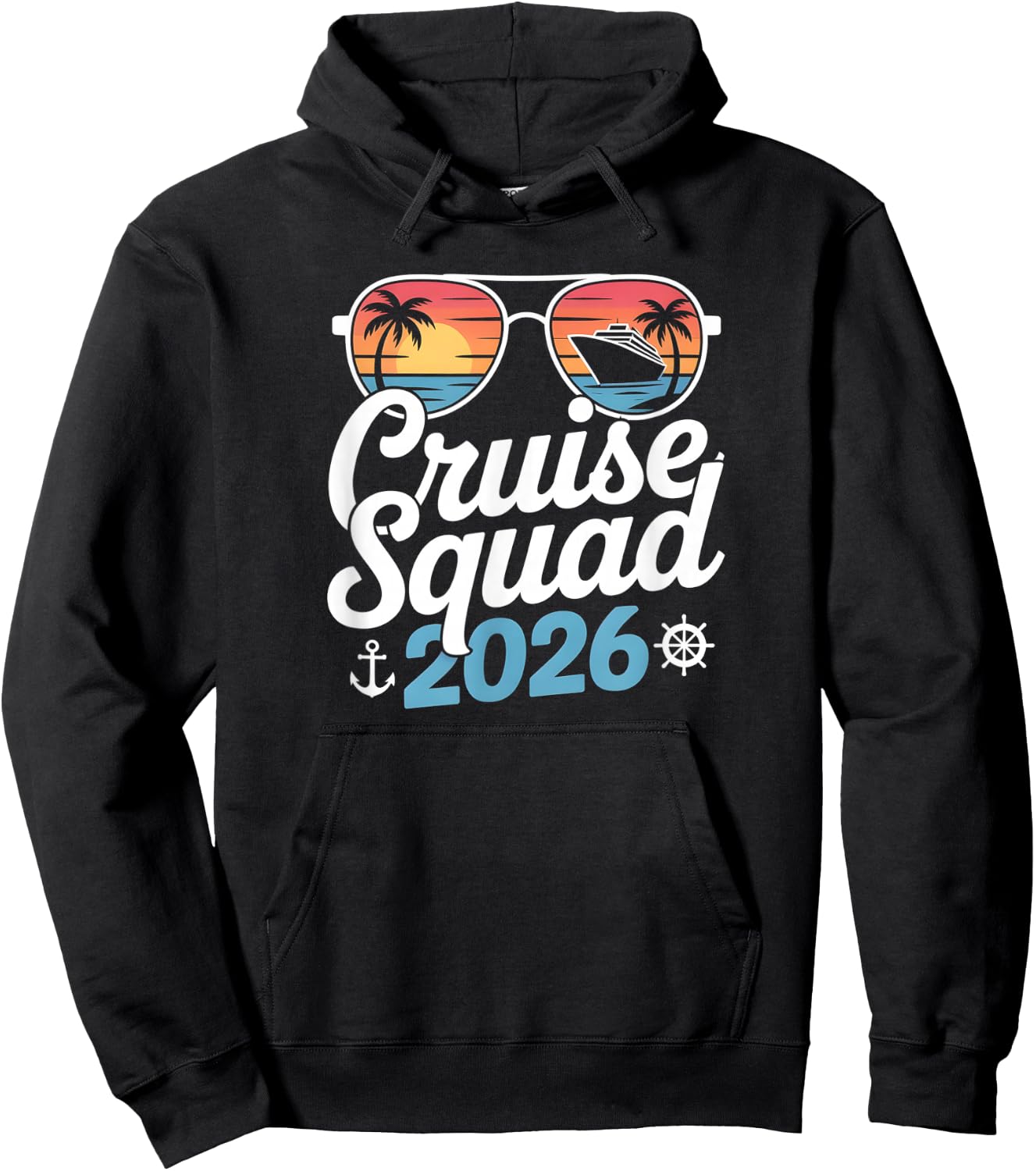 Cruise Squad 2026 Summer Vacation Matching Family Cruise Hoodie - Hoodie | Black