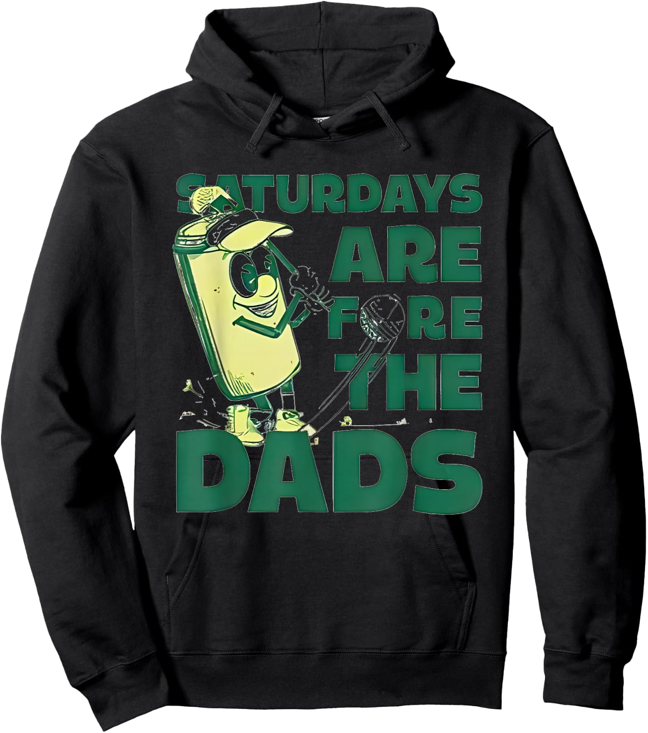 Saturdays are Fore The Dads Golf Hoodie - Hoodie | Black