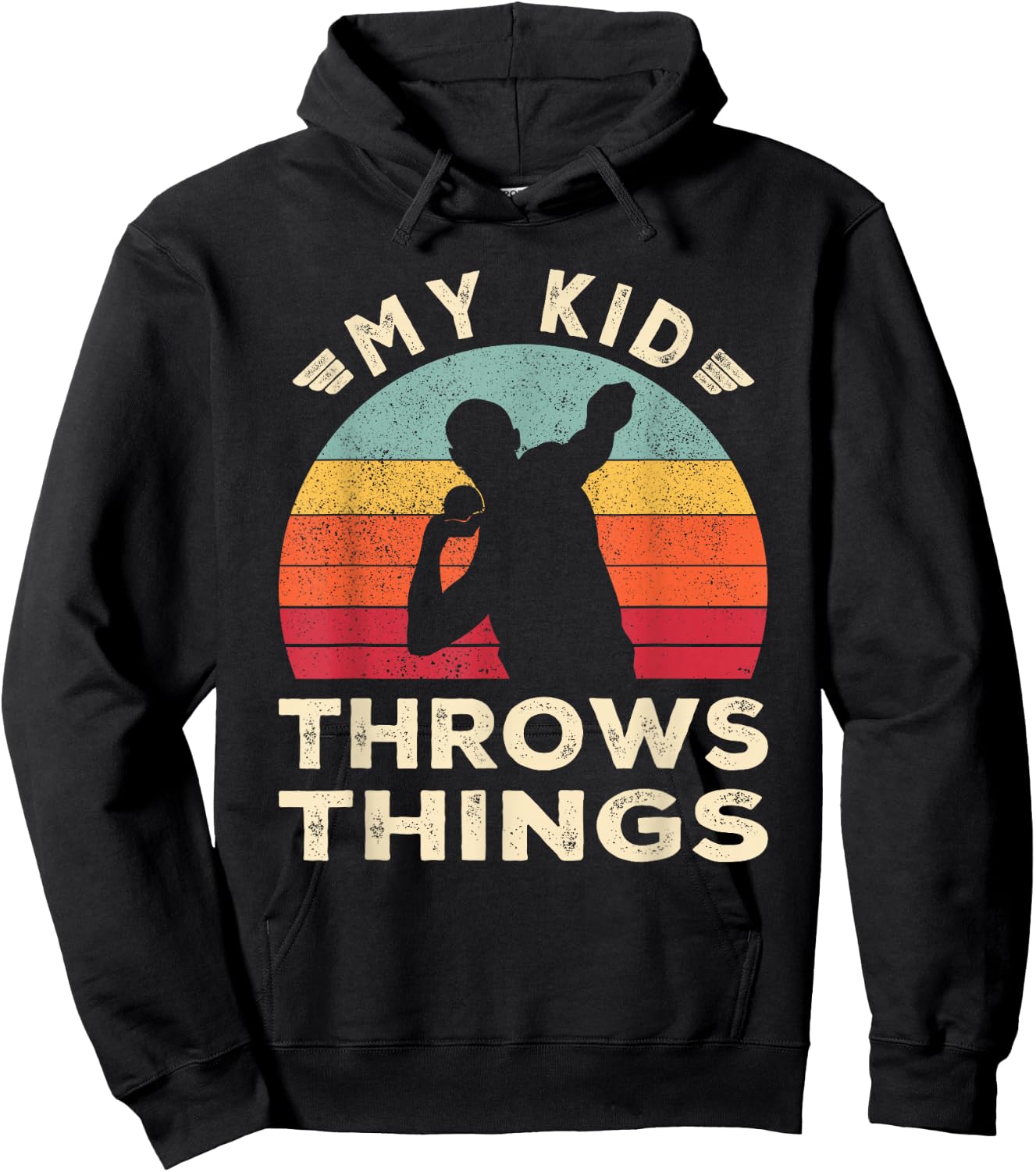 Track and Field Mom Shot Put Dad Hoodie - Hoodie | Black