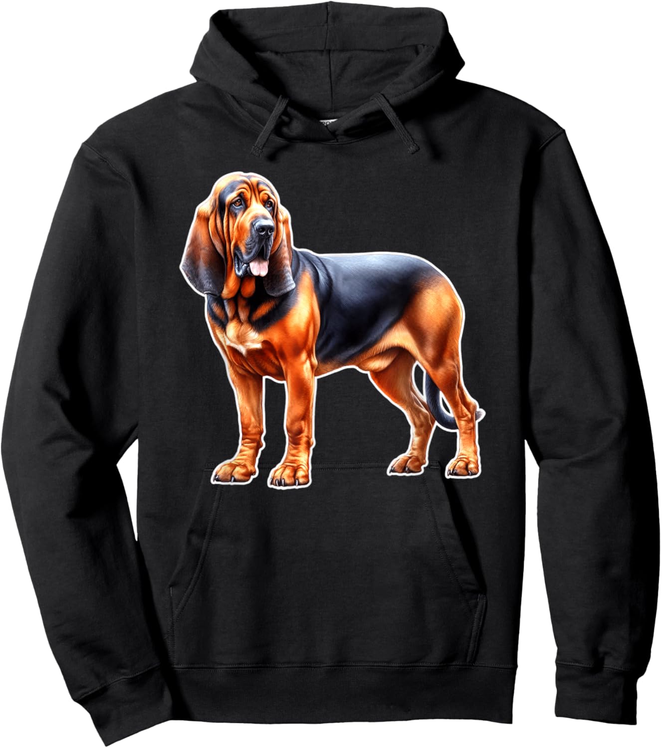 Bloodhound Dog Hoodie - Hoodie | Black