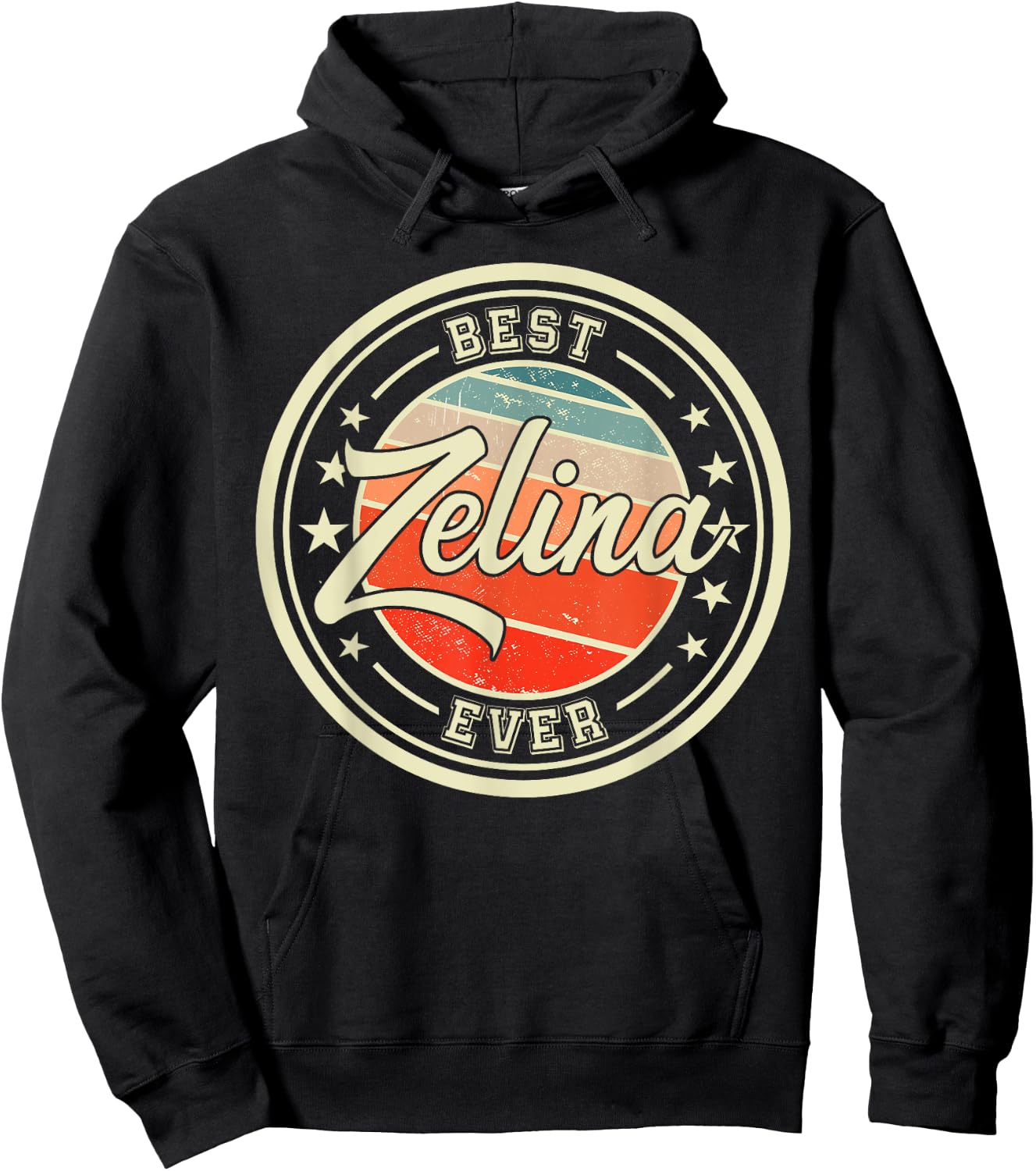 Best Zelina Ever funny saying first name Zelina Hoodie - Hoodie | Black
