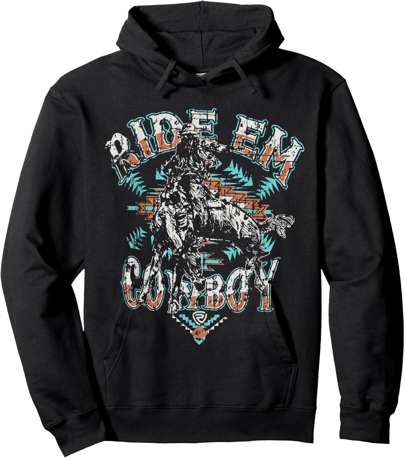 Ride Em Cowboy | Ride 'em Cowboy Hoodie - Hoodie | Black
