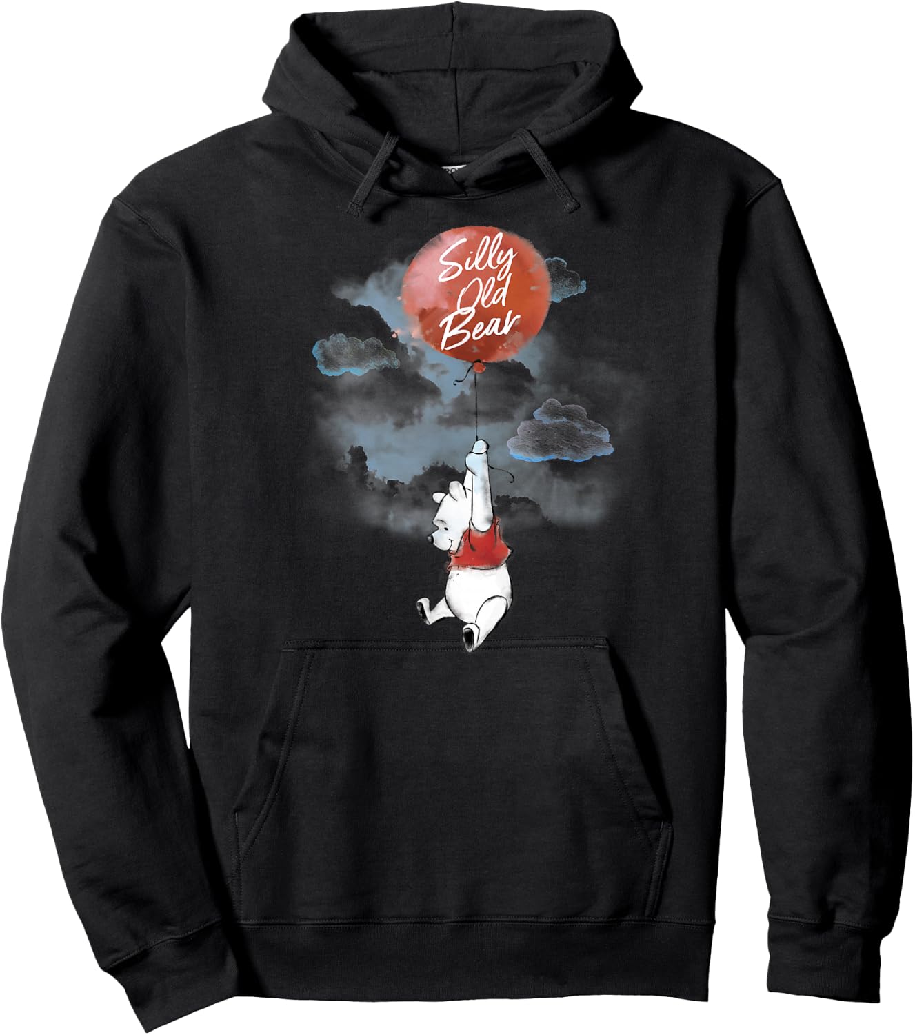 Winnie The Pooh - Silly Old Bear Balloon Hoodie - Hoodie | Black