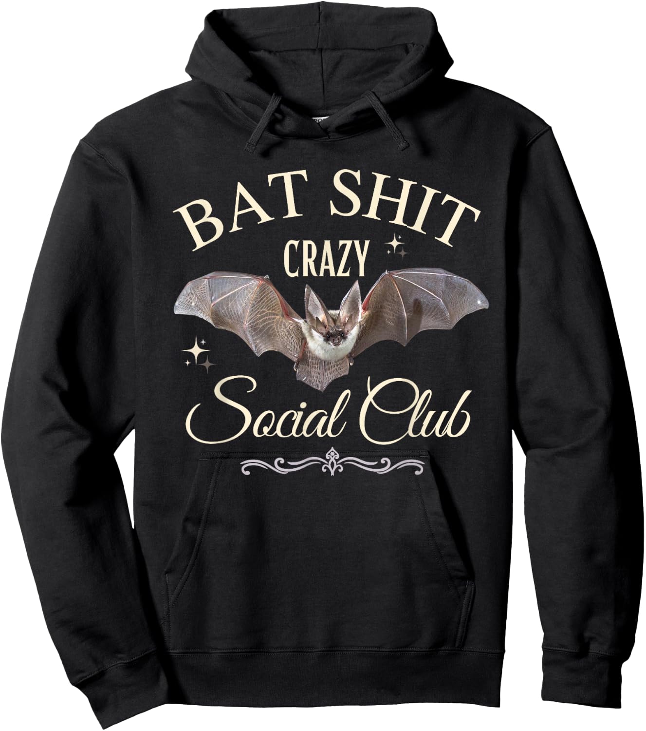 Bat Shit Crazy Social Club Hoodie - Hoodie | Black