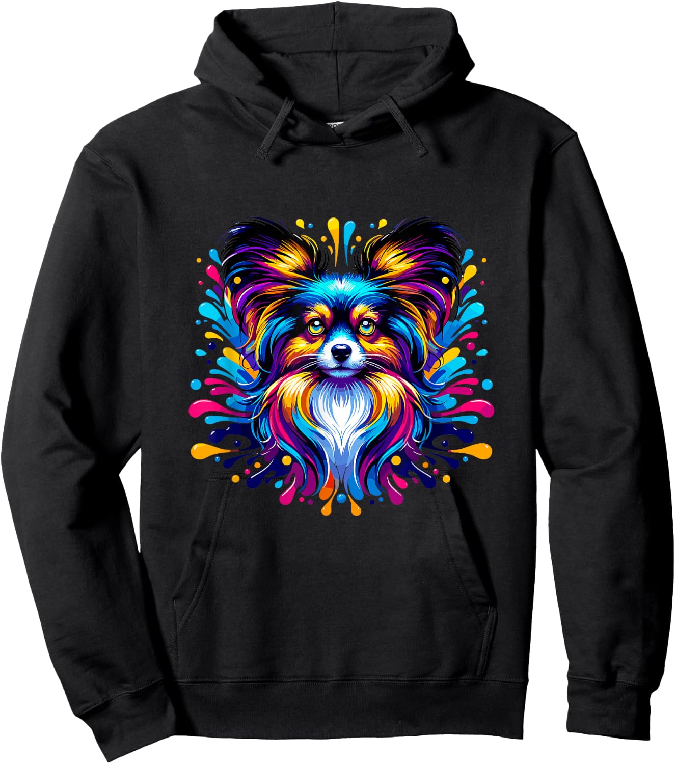 Pop Art - colorful Papillon Hoodie - Hoodie | Black