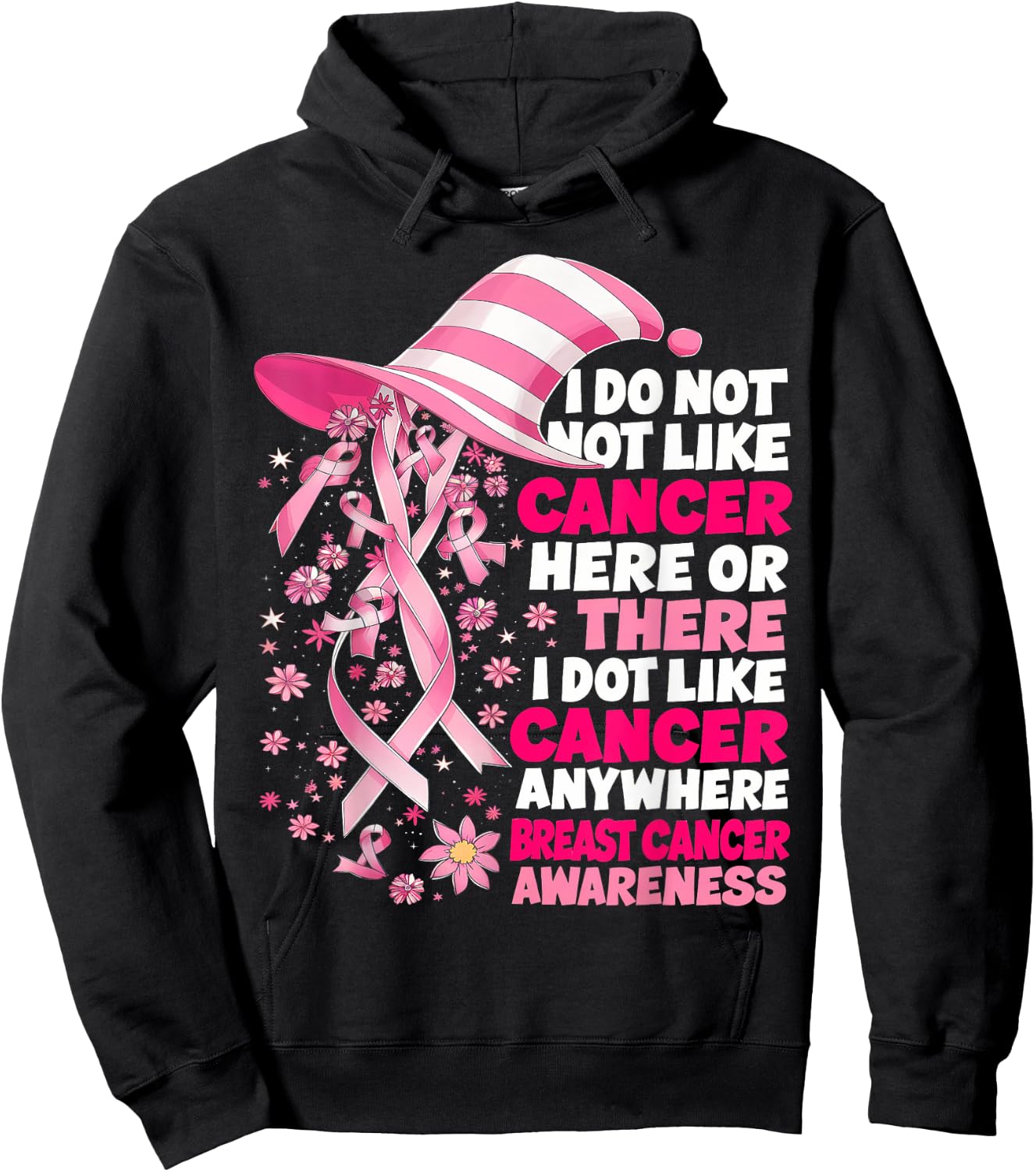 I Do Not Like Cancer Here Or There I Do Not Like Cancer Hoodie - Hoodie | Black