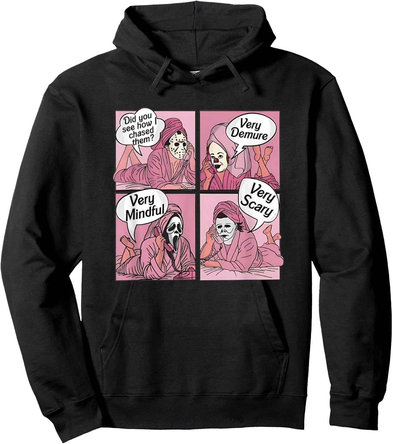 Funny Very Demure Very Mindful Gen Z Trend Quote Party Gifts Hoodie - Hoodie | Black