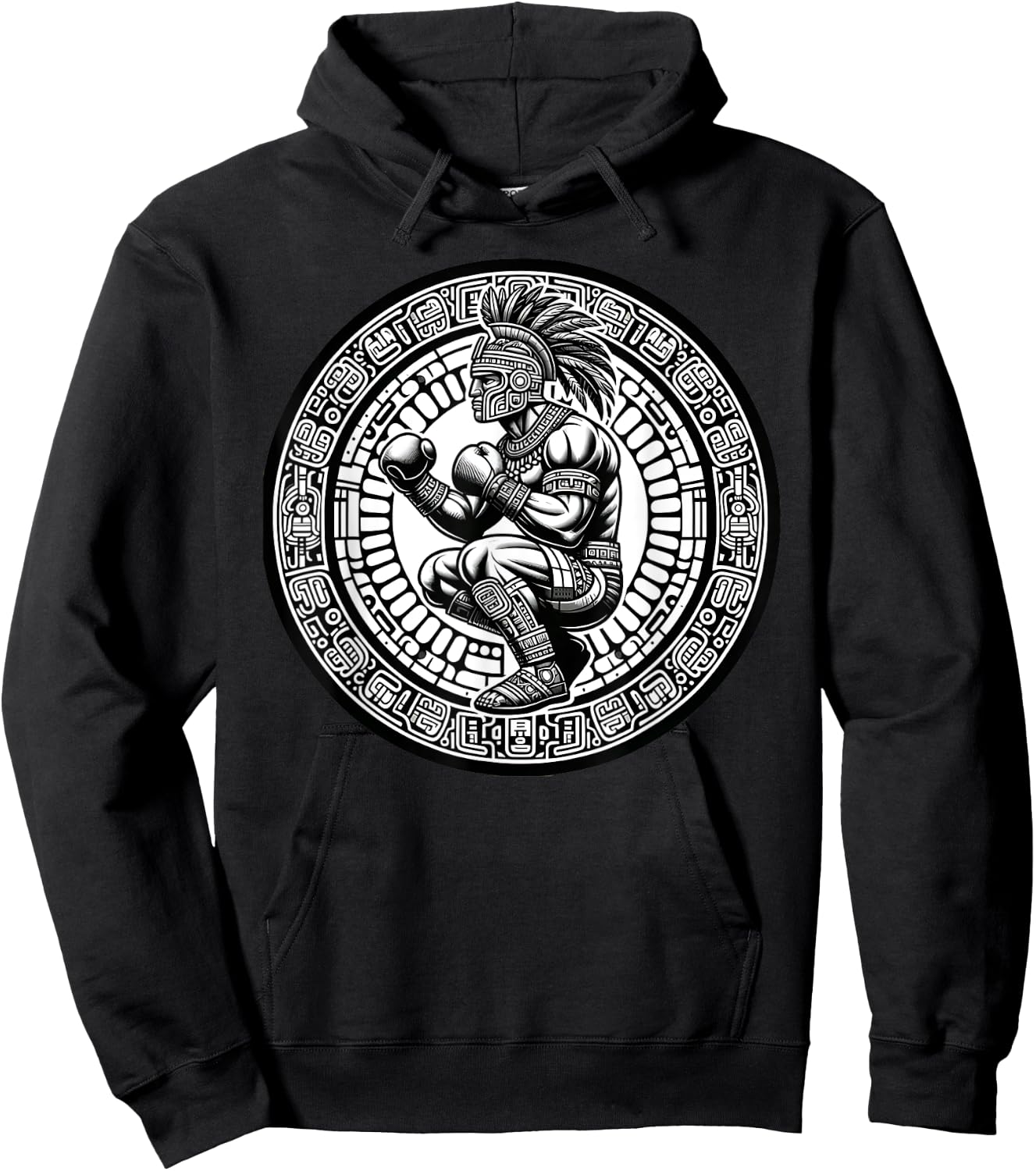 Boxing Mexico Funny Mexican Vintage Style Boxing Mexico Men Hoodie - Hoodie | Black