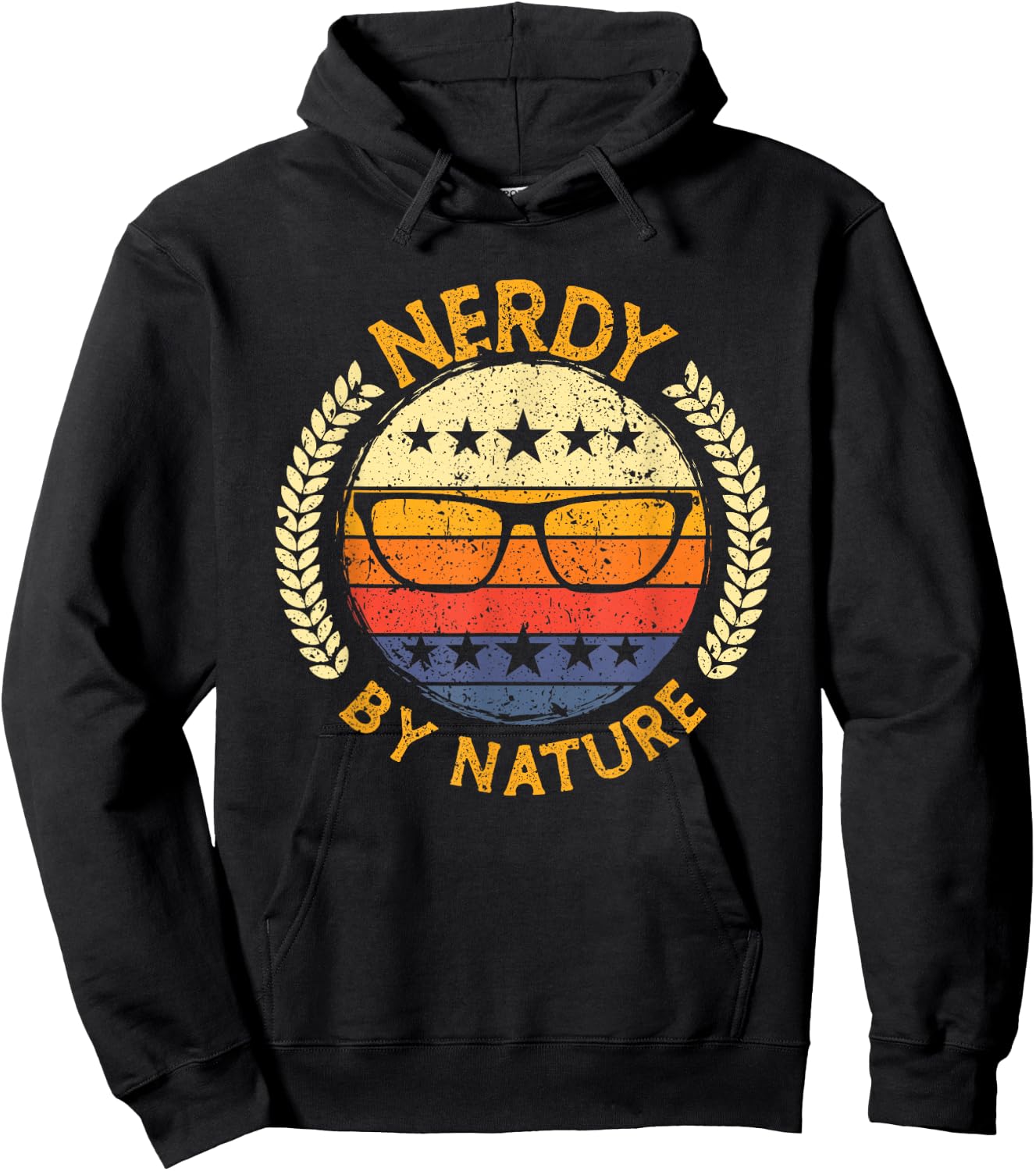 Nerdy by nature design for computer freaks, nerds geeks Hoodie - Hoodie | Black