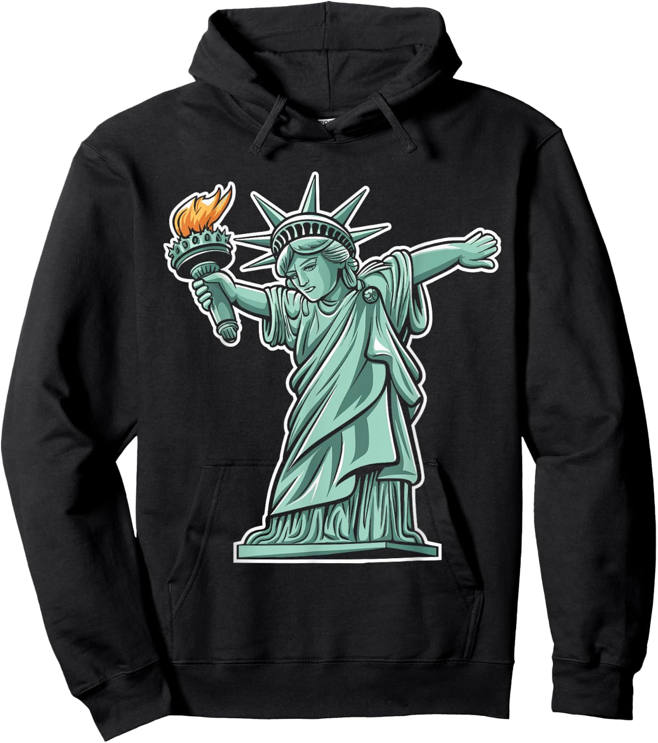 Freedom for All, Inspired by the Statue of Liberty Hoodie - Hoodie | Black