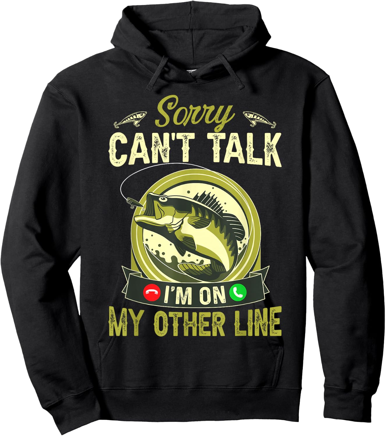 Sorry can't talk I'm on my other line Hoodie - Hoodie | Black