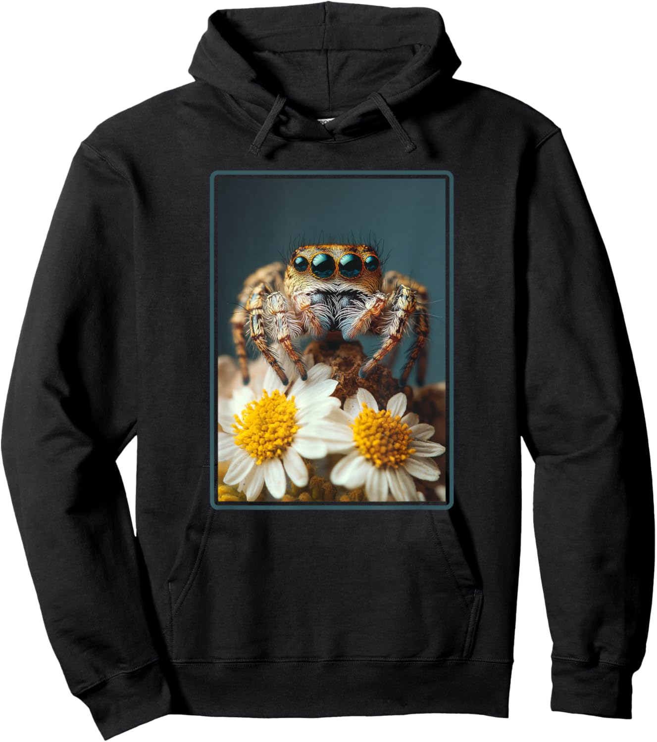 Jumping Spiders Jumping Spider Hoodie - Hoodie | Black