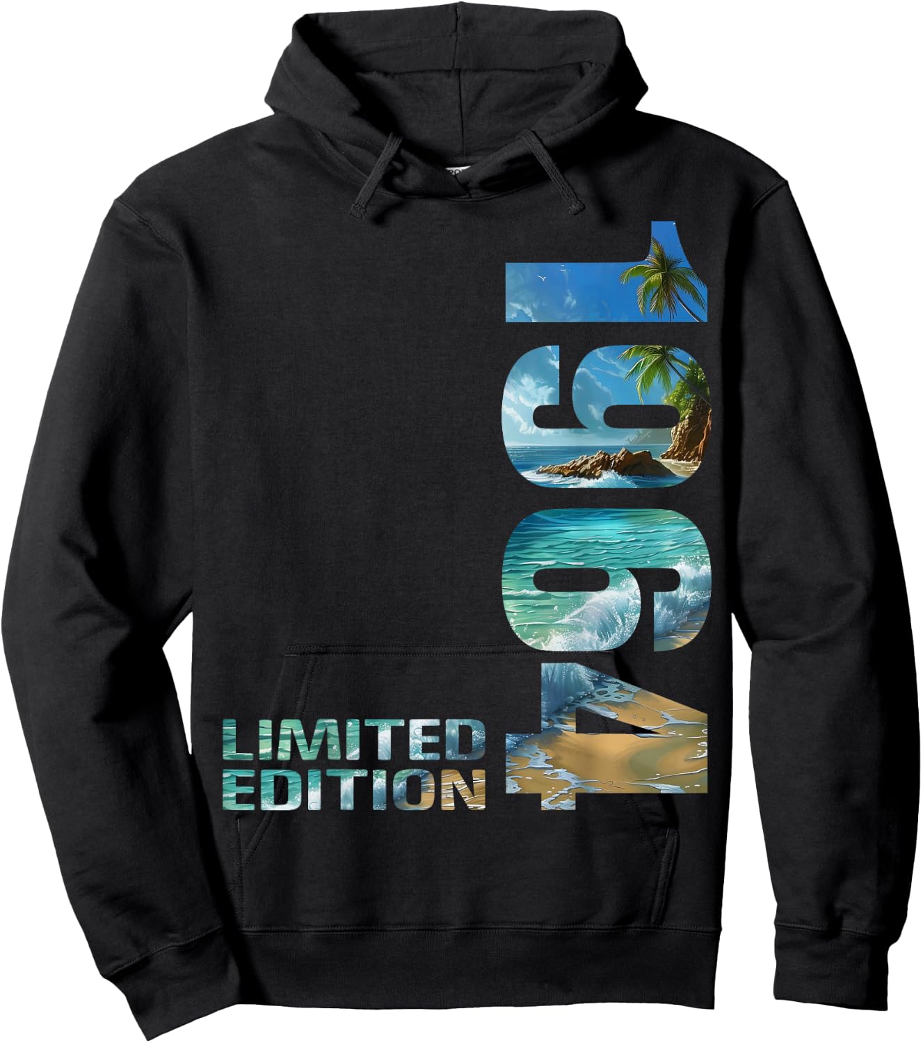 61th Birthday 1964 Limited Edition 61 Man Woman Hoodie - Hoodie | Black