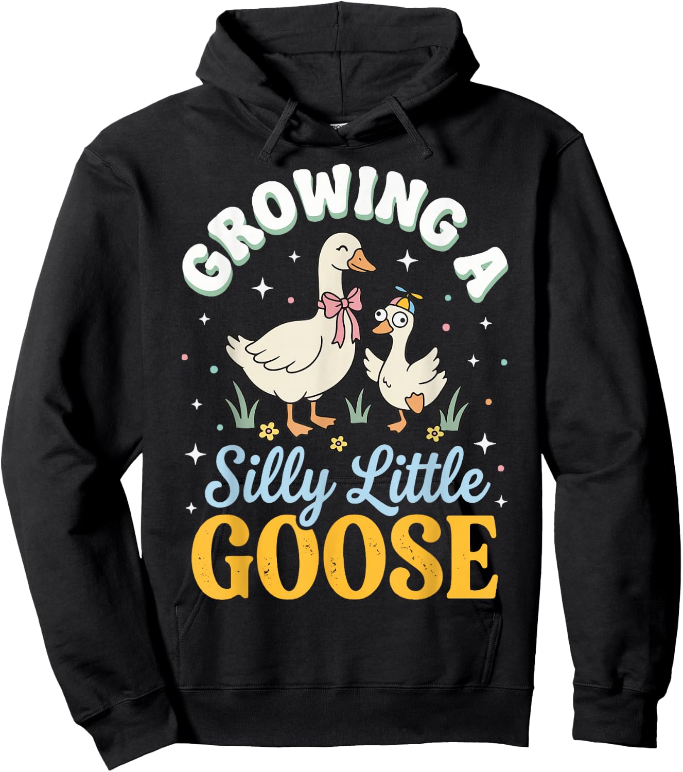 Growing A Silly Little Goose Hoodie - Hoodie | Black