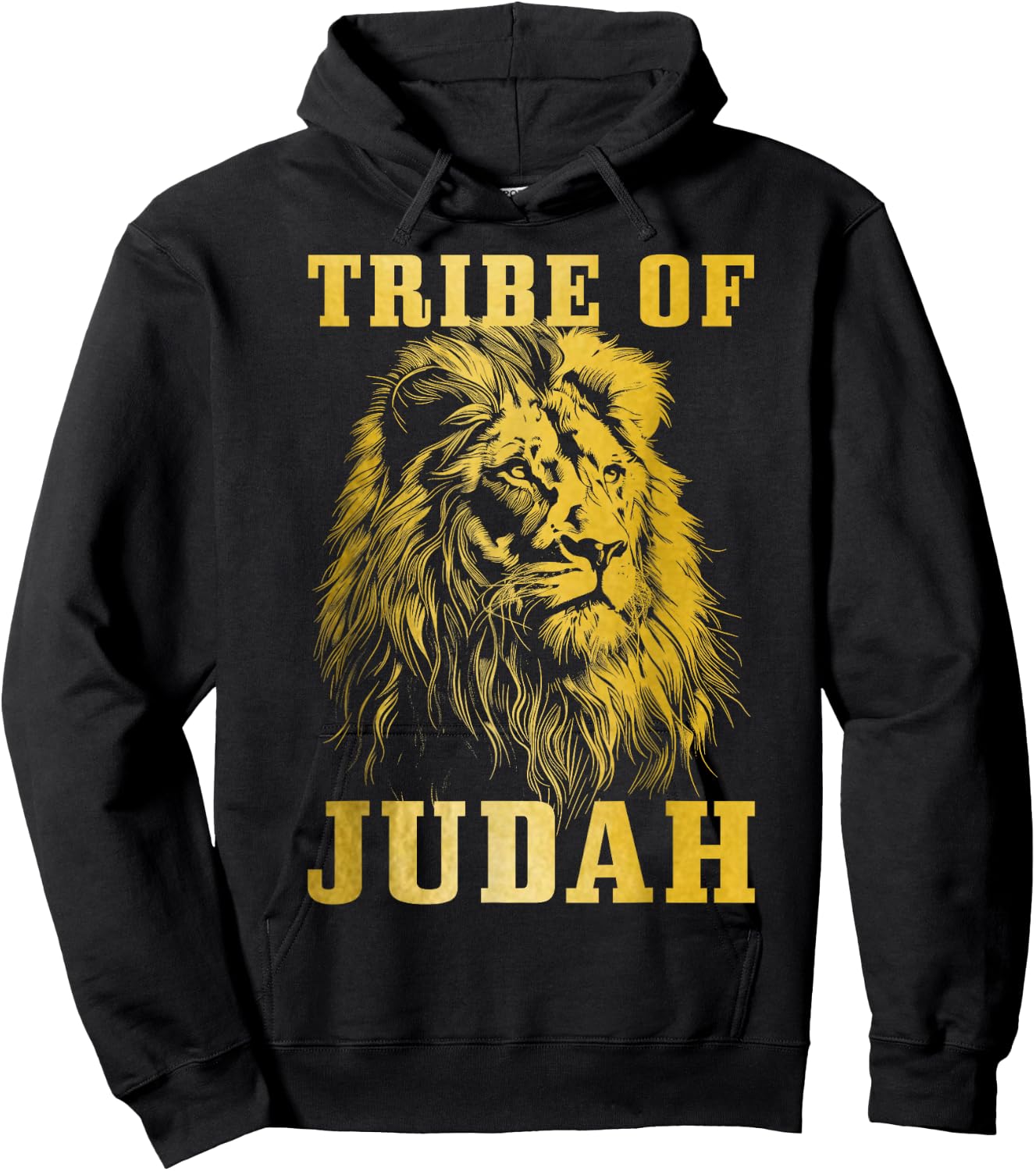 Lion Of Judah Tribe Hebrew Israelite Christian Jewish YHWH Hoodie - Hoodie | Black