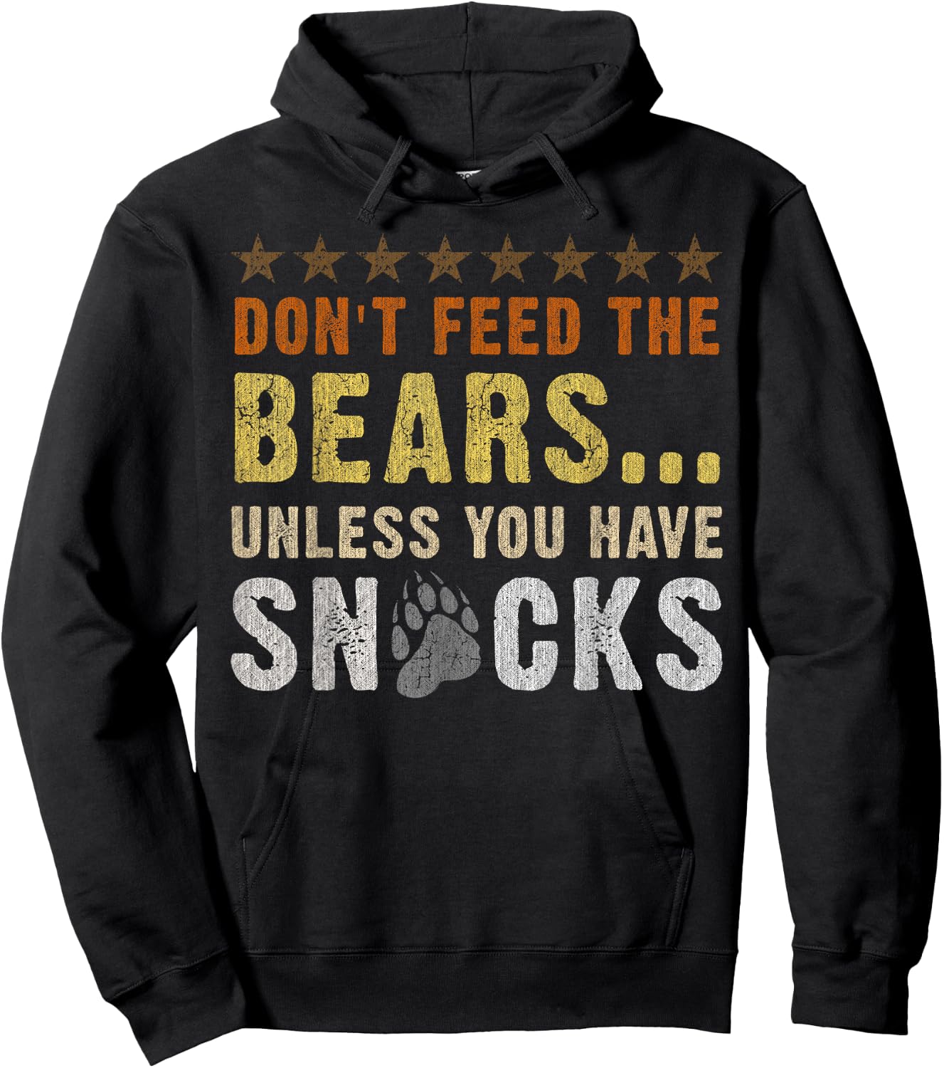 Bear Community, Don't feed the bears, Funny Bear Pride Gay Hoodie - Hoodie | Black