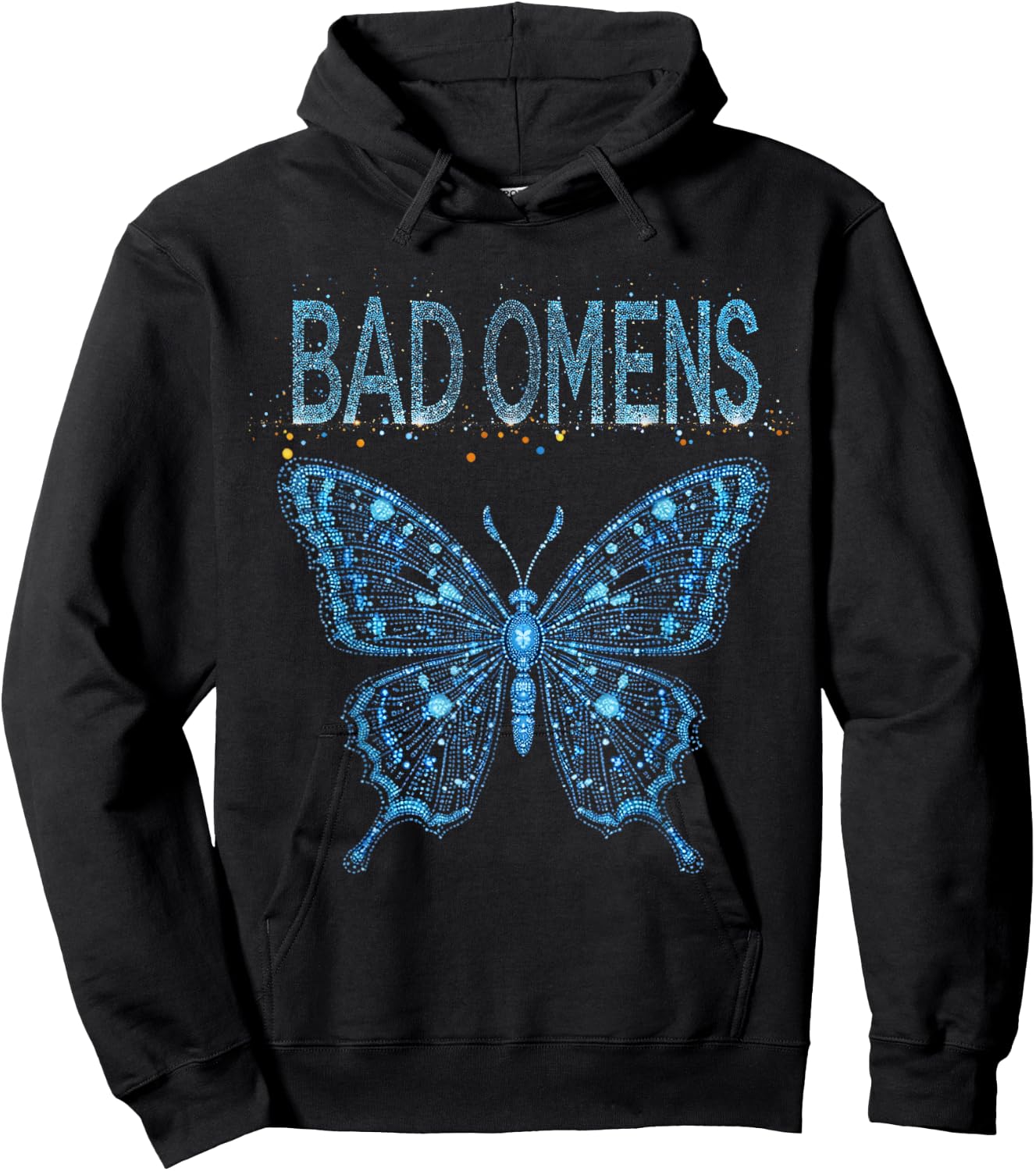 Bad Omens Moth Hoodie - Hoodie | Black