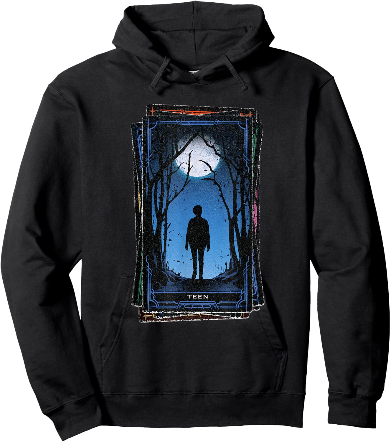 Marvel Agatha All Along Disney+ Teen Tarot Card Hoodie - Hoodie | Black