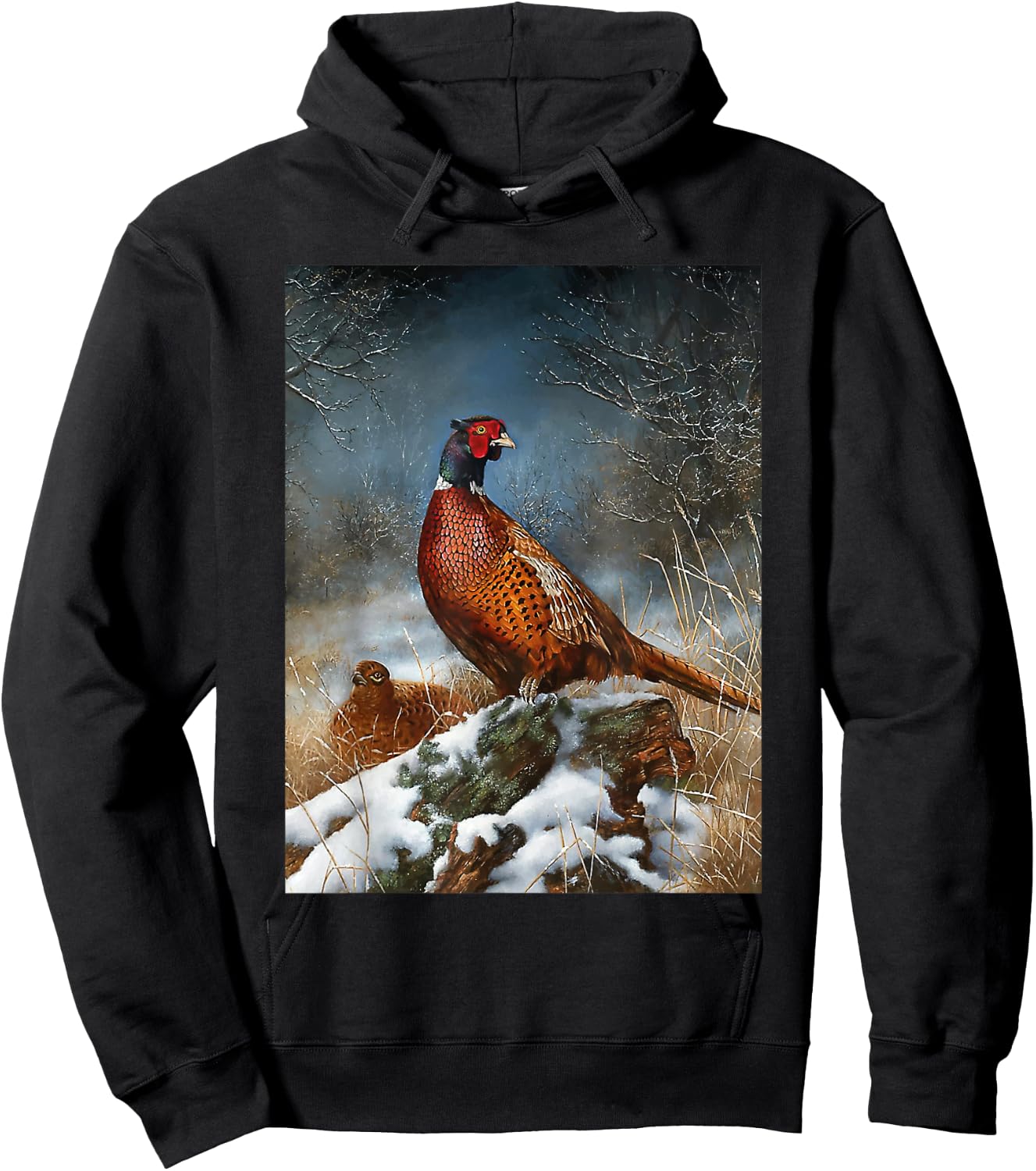 Pheasant Bird Species Hunting Accessories Hoodie - Hoodie | Black