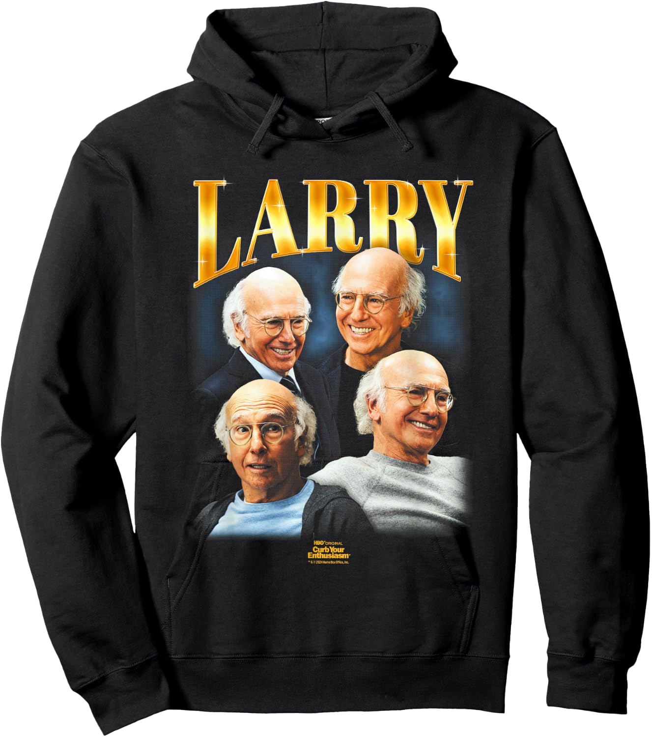 Curb Your Enthusiasm Larry's 90's Heartthrob Hoodie - Hoodie | Black