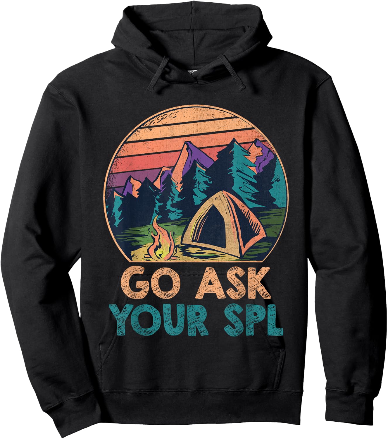 Go ask your SPL Funny Scout Hoodie - Hoodie | Black
