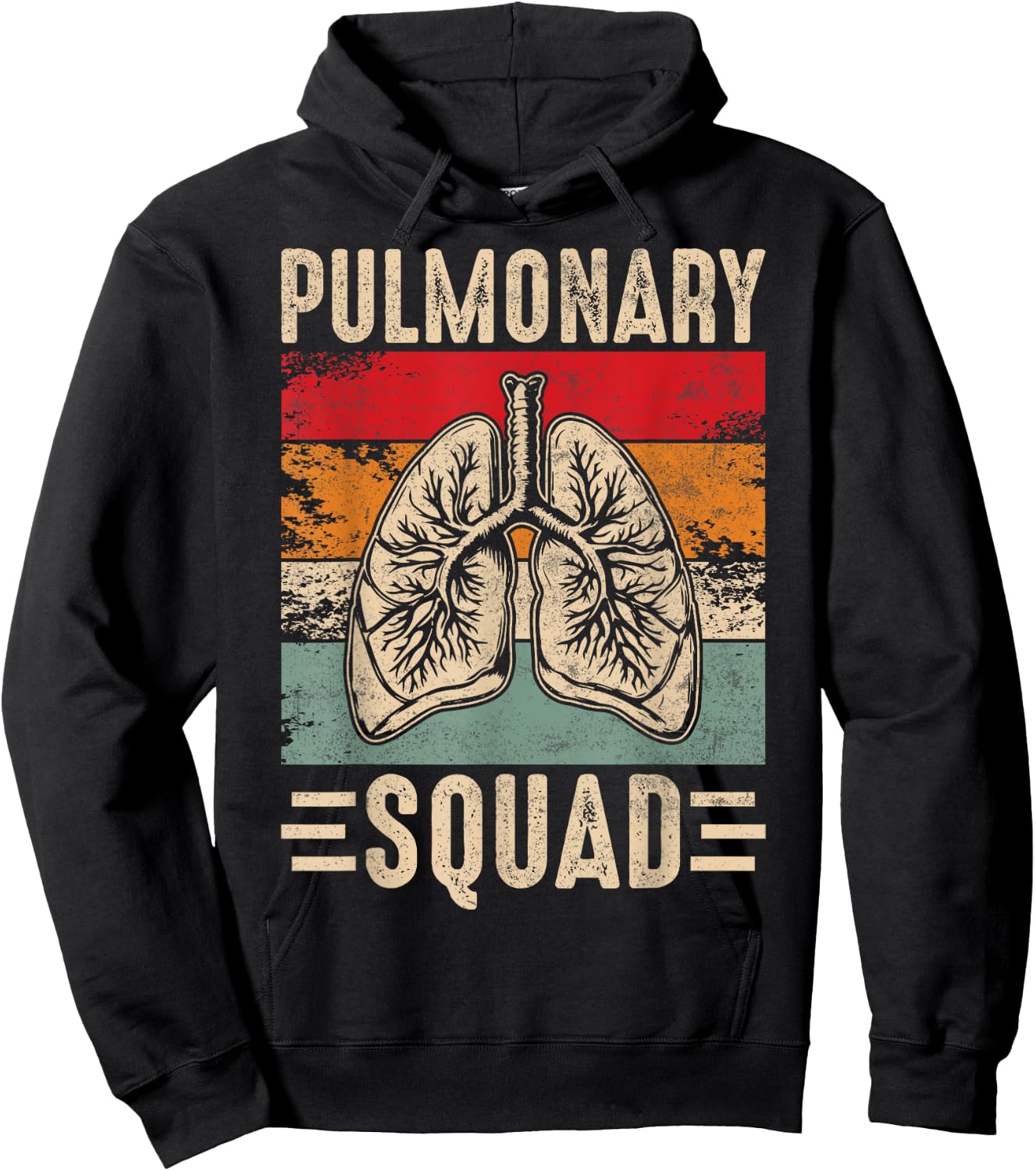 Respiratory Therapist Lung Doctor Pulmonary Squad Hoodie - Hoodie | Black